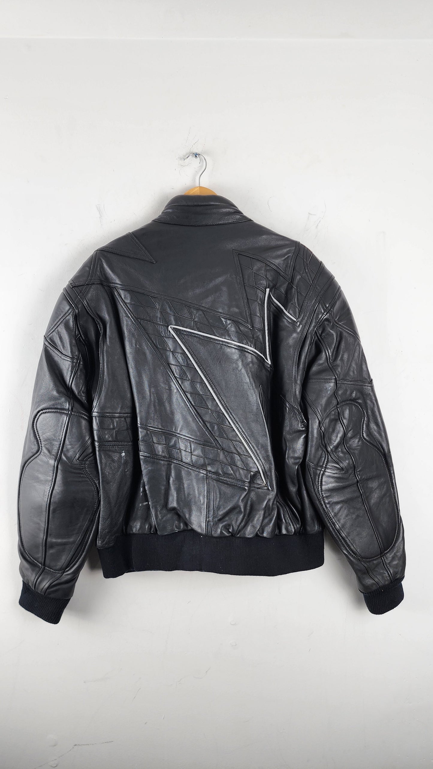 Vintage Coldwave Leather Moto Jacket