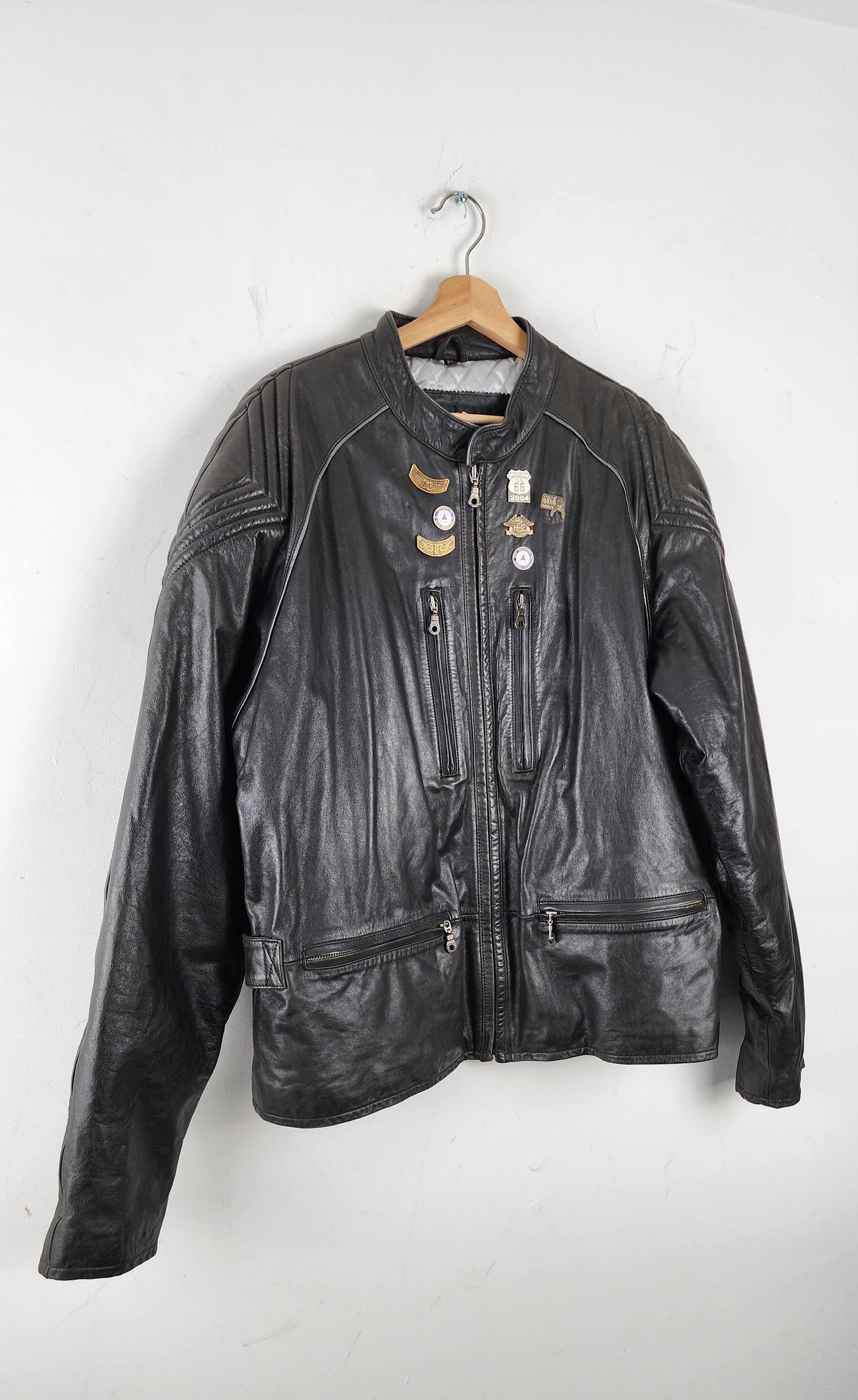 Vintage Harley Davidson Leather Jacket w Embossed Logo