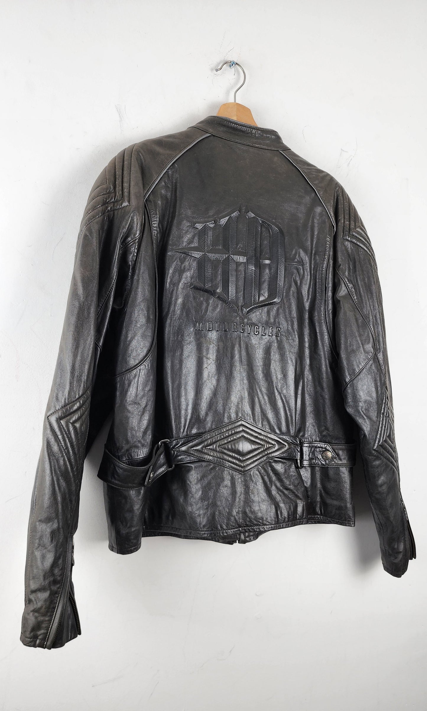 Vintage Harley Davidson Leather Jacket w Embossed Logo