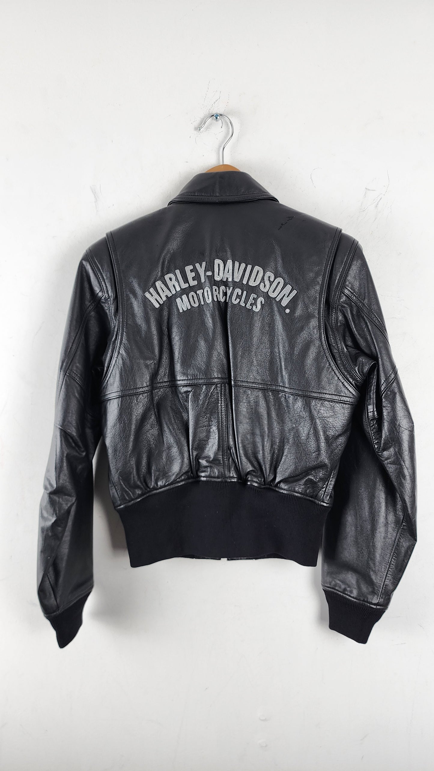 Womens Vintage Harley Davidson Leather Jacket