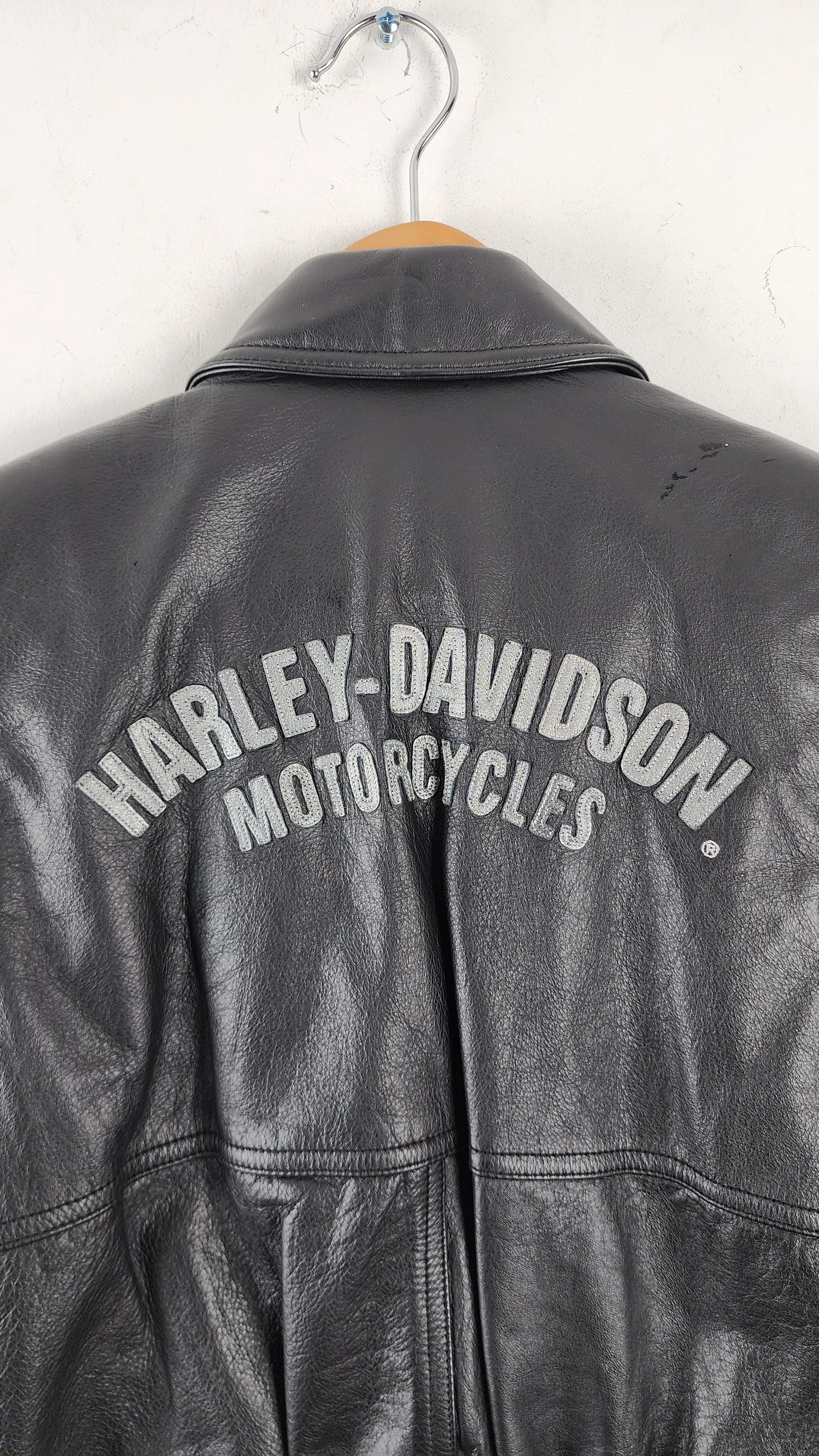 Womens Vintage Harley Davidson Leather Jacket