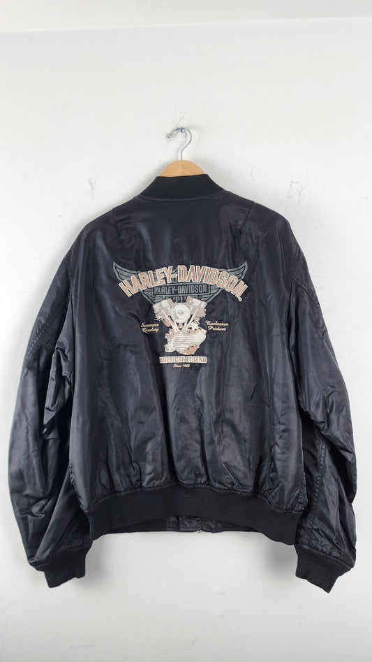 Vintage Harley Davidson Bomber Jacket