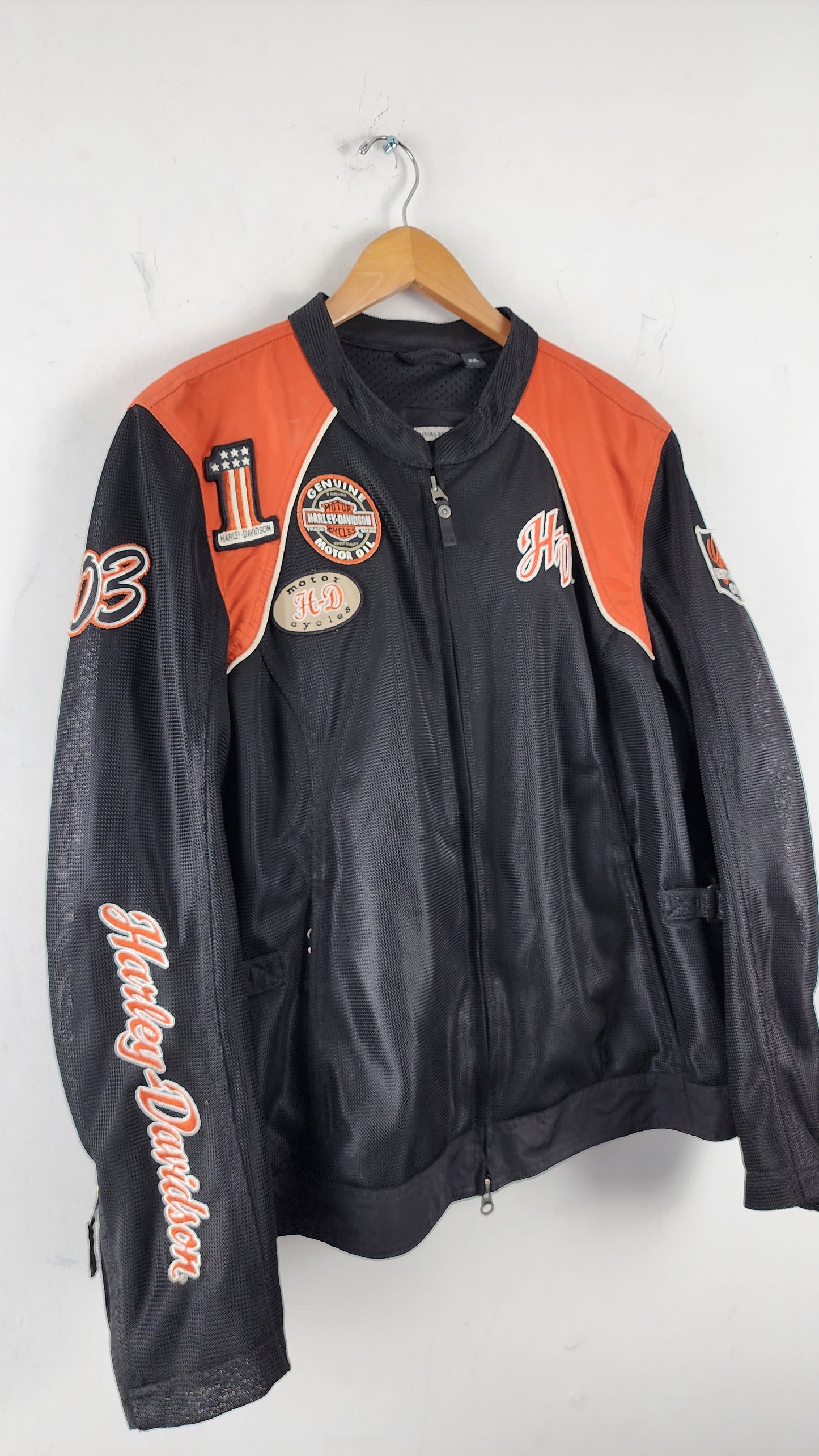 Vintage Harley Davidson Mesh Jacket