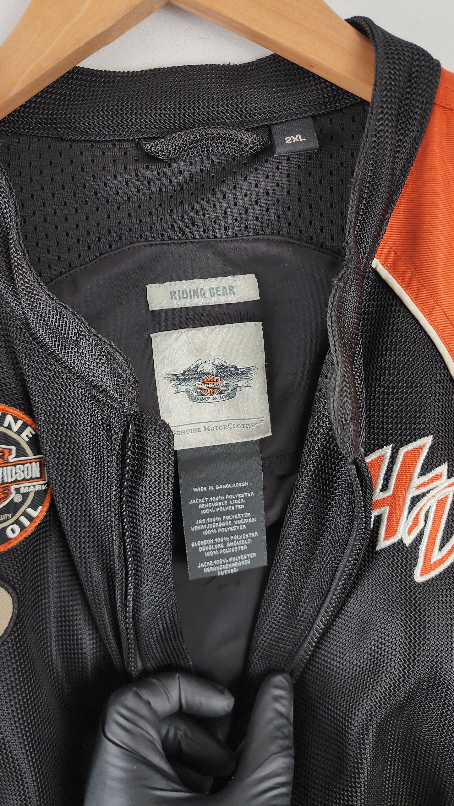 Vintage Harley Davidson Mesh Jacket