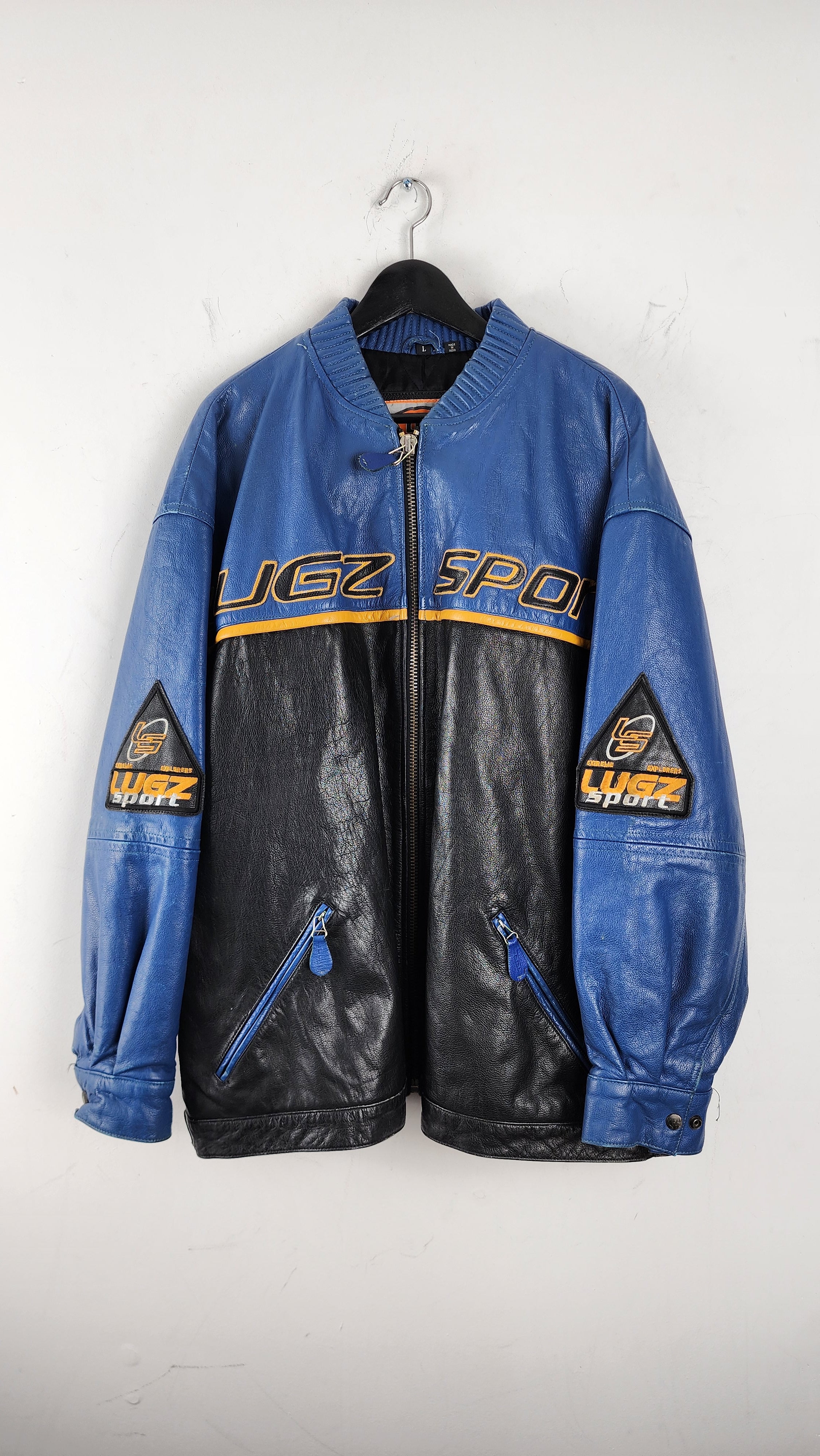 90s Lugz Sport Leather Jacket The Igala NYC