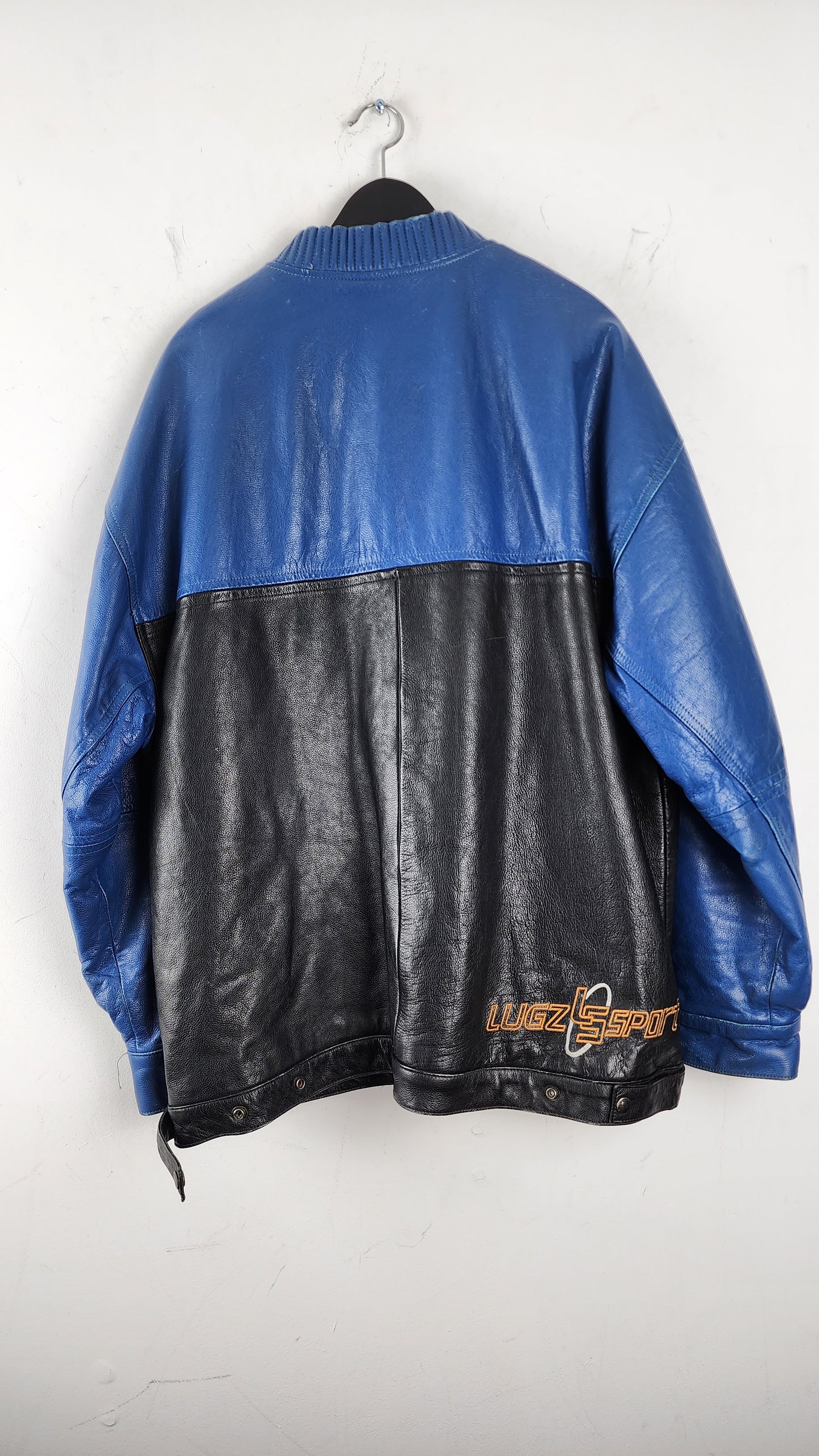 90s Lugz Sport Leather Jacket