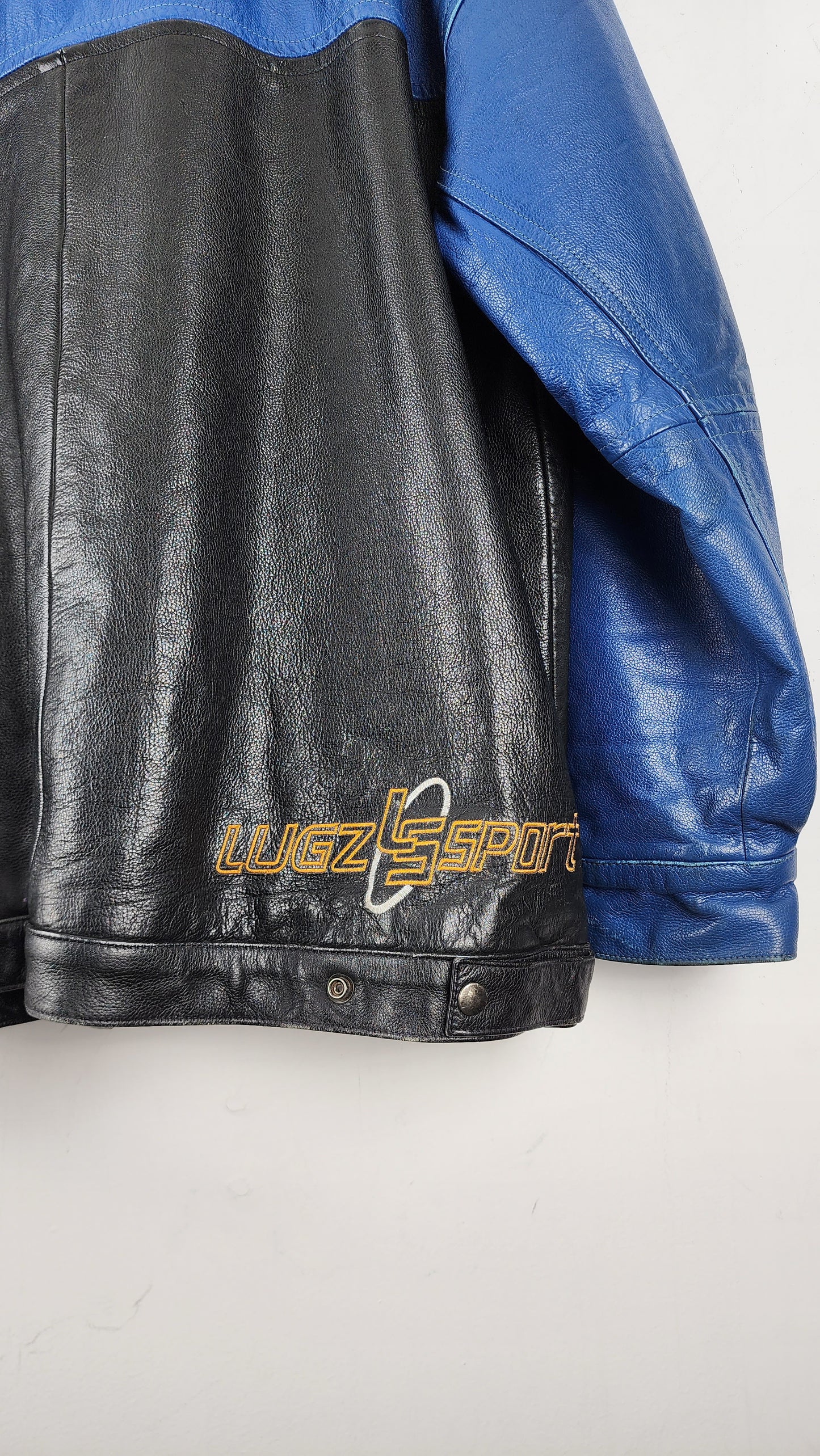 90s Lugz Sport Leather Jacket