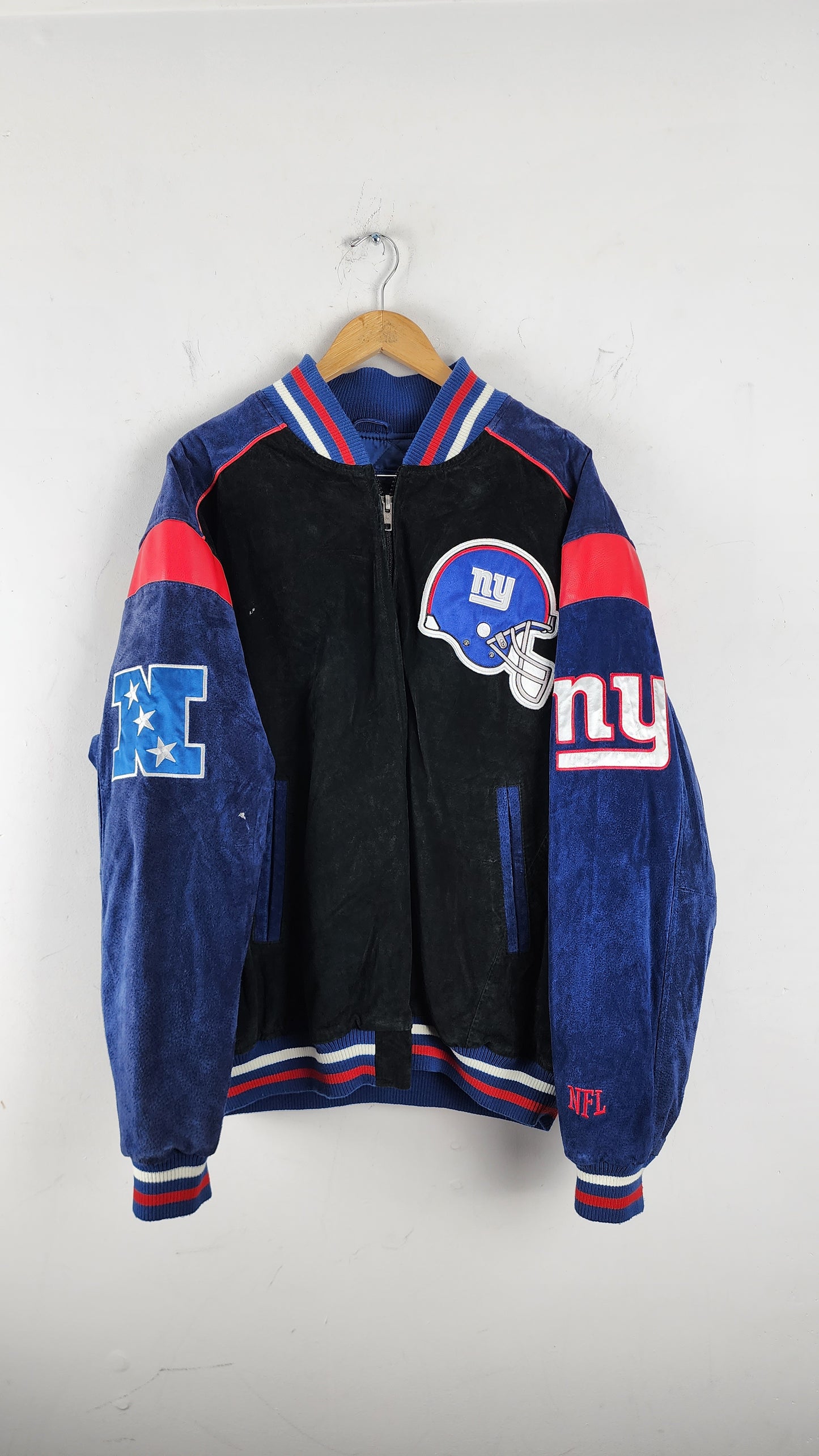 Vintage New York Giants Leather Jacket