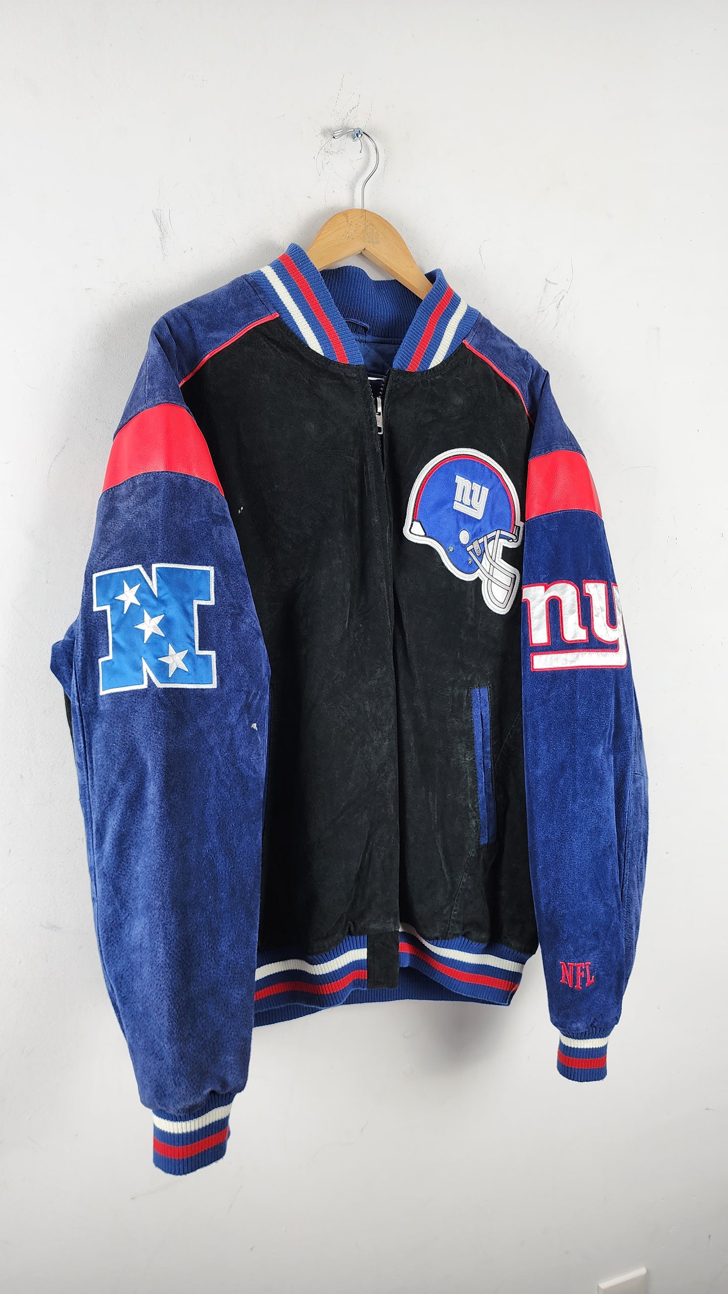 Vintage New York Giants Leather Jacket