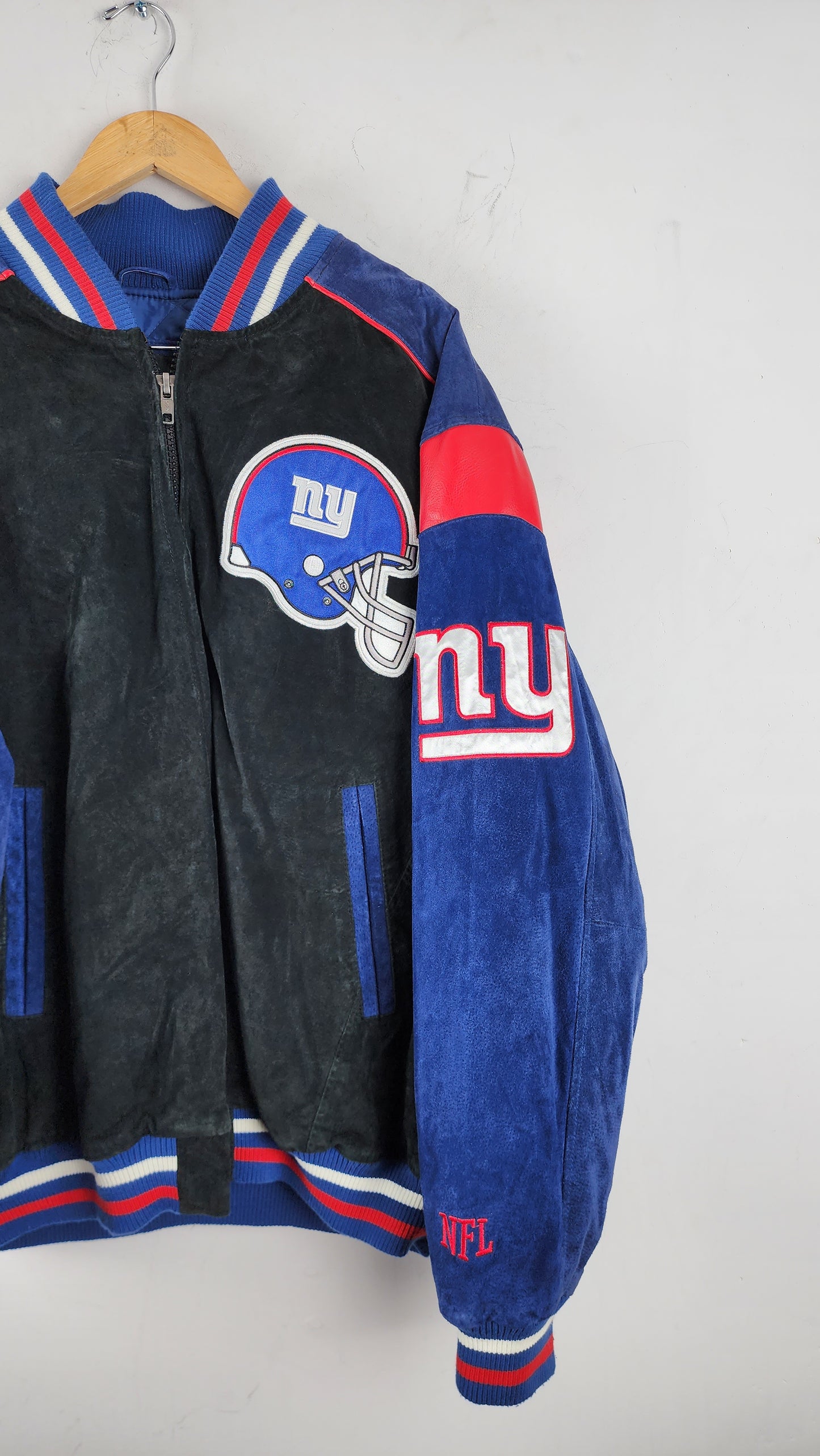 Vintage New York Giants Leather Jacket