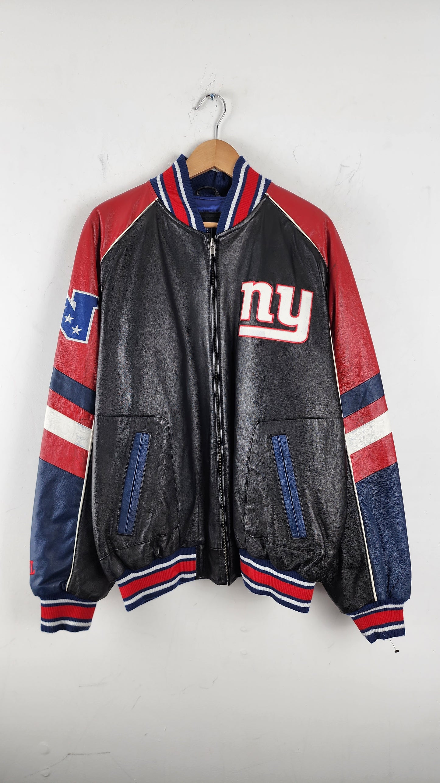 Vintage New York Giants Leather Jacket