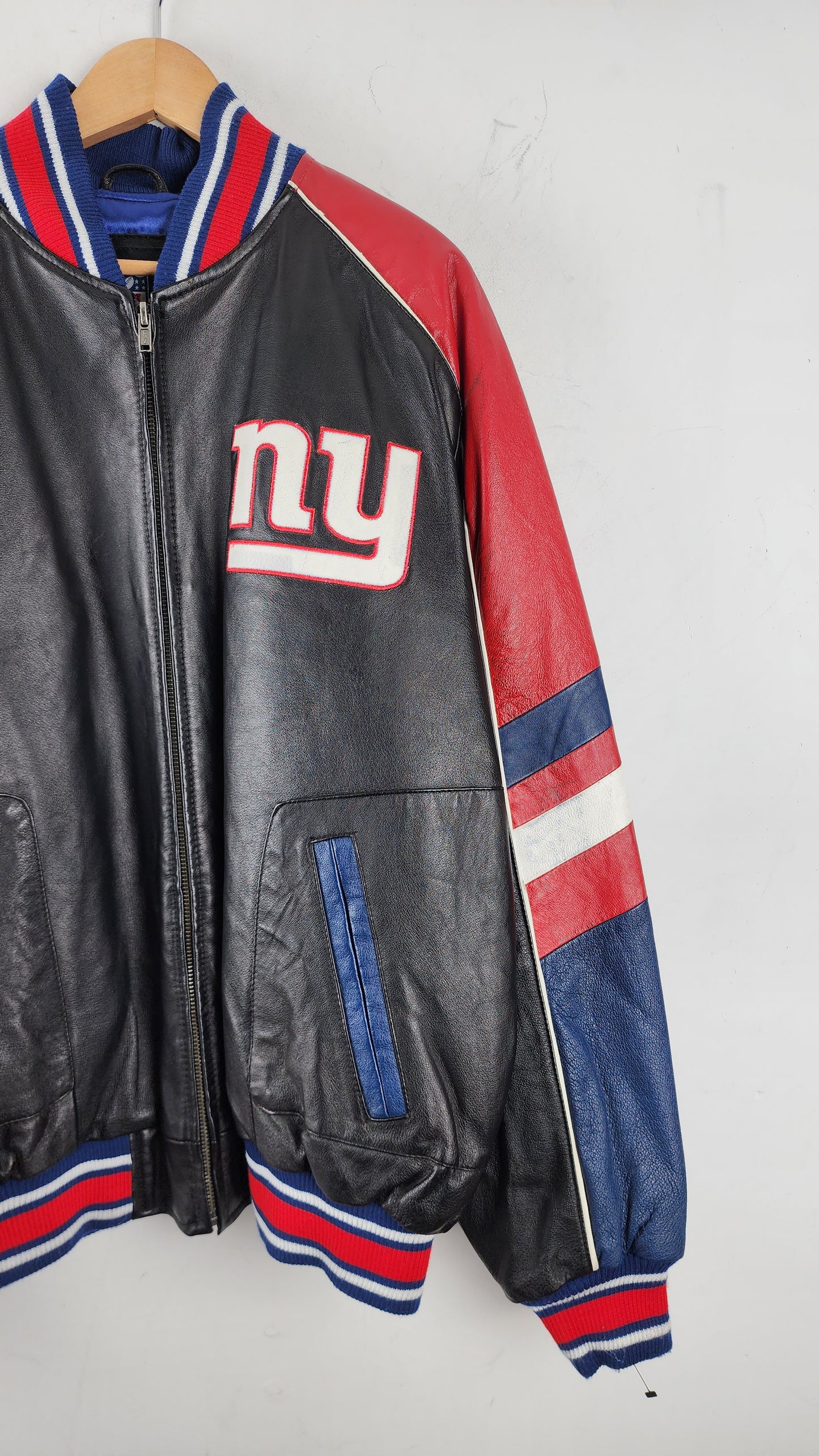 Vintage New York Giants Leather Jacket