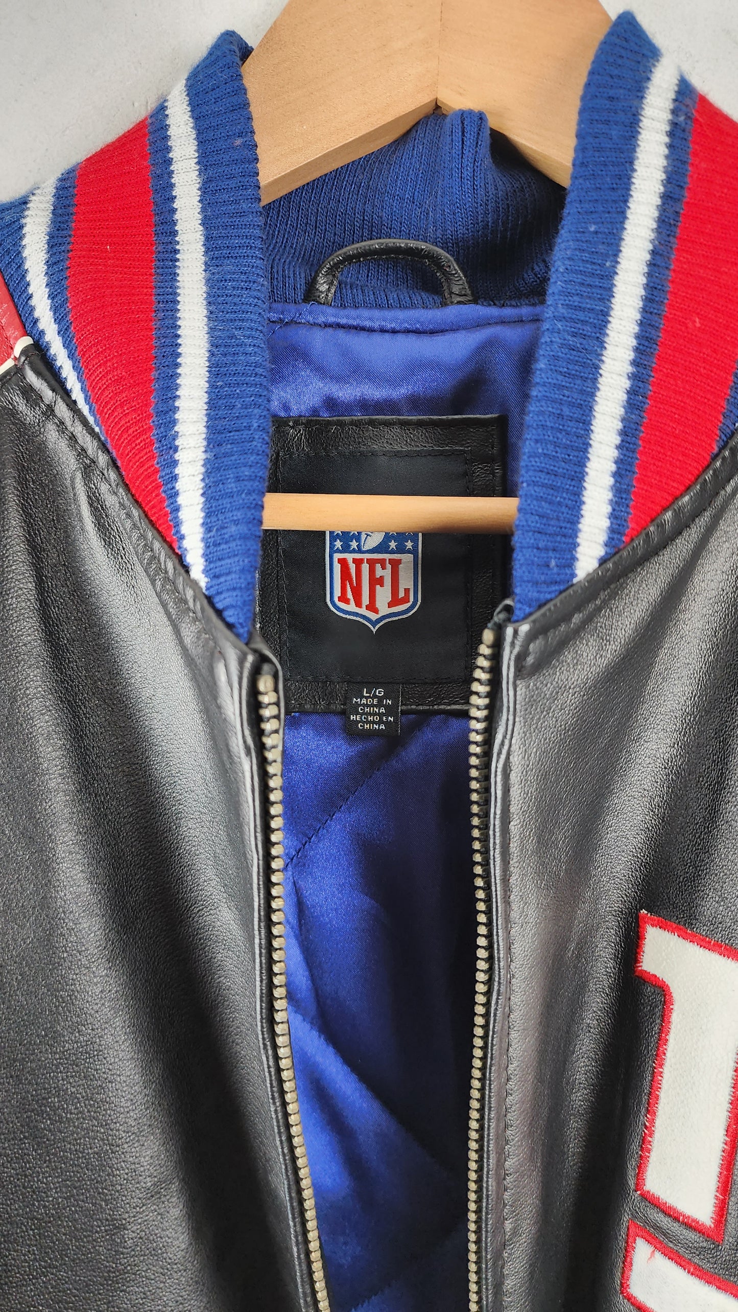 Vintage New York Giants Leather Jacket