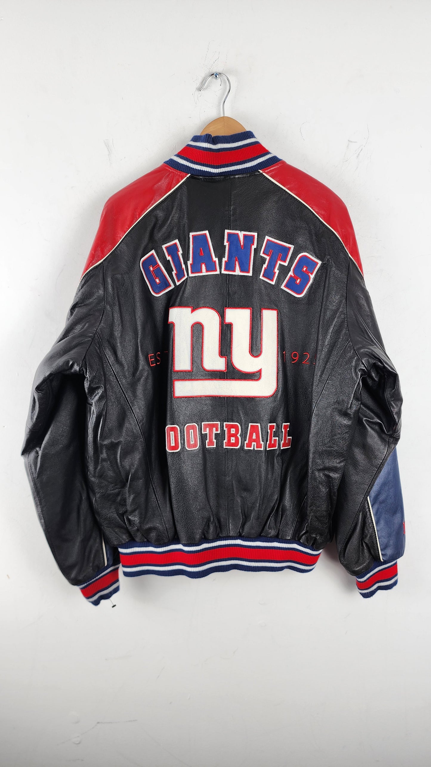 Vintage New York Giants Leather Jacket