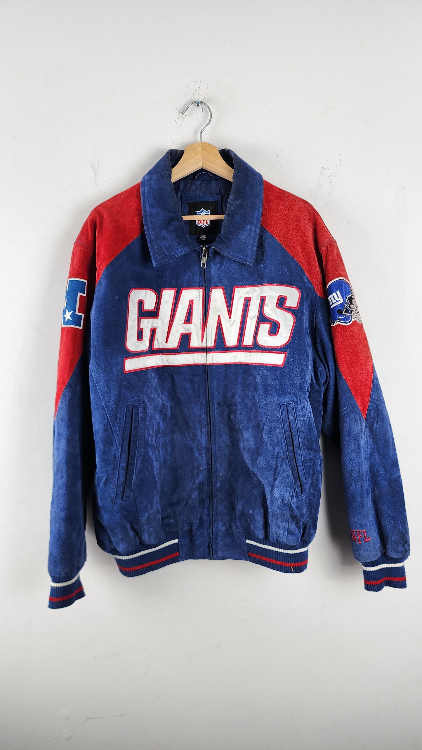 Vintage New York Giants Leather Jacket