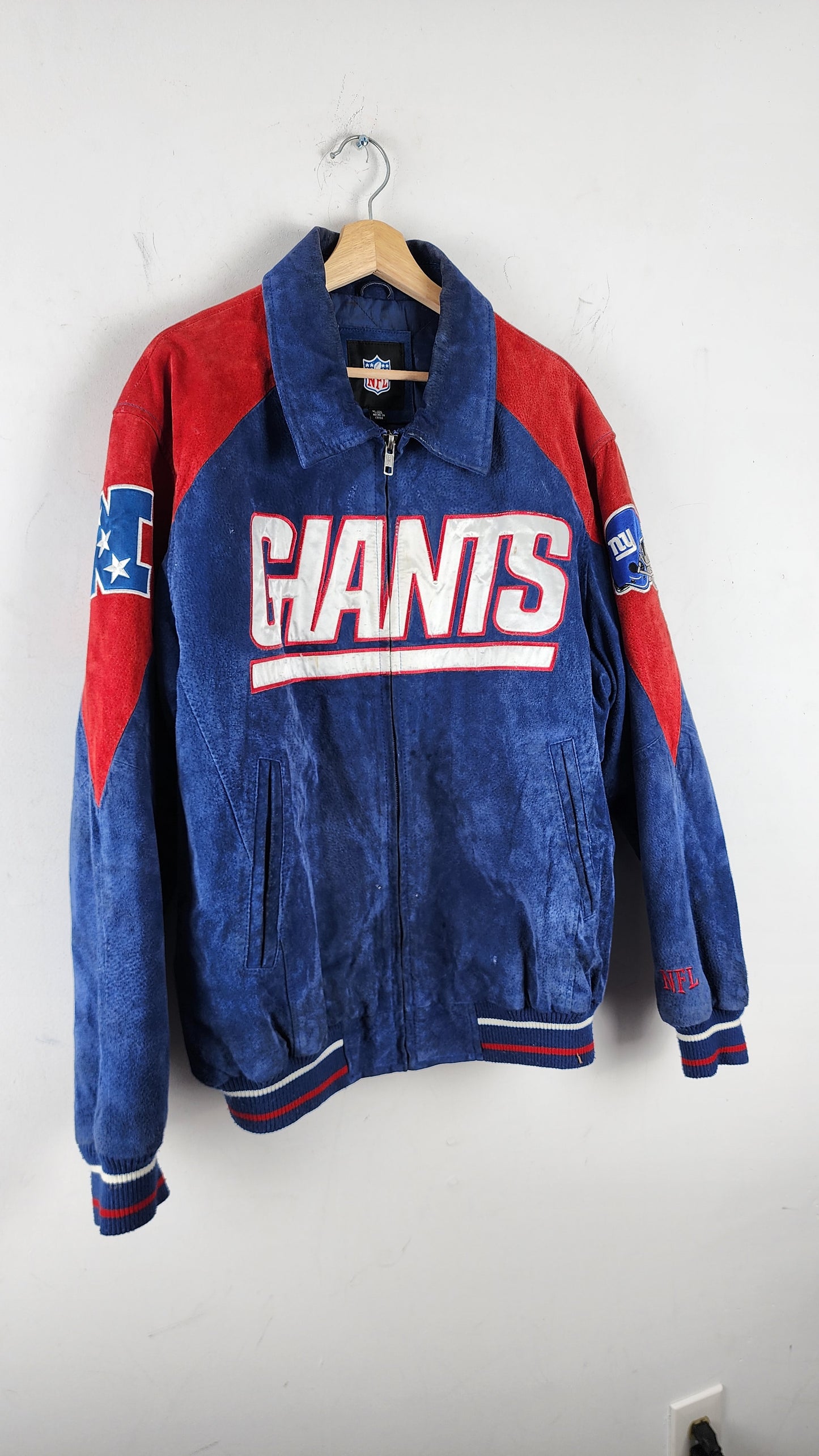 Vintage New York Giants Leather Jacket