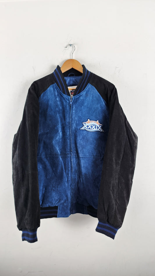 Vintage Superbowl XXXIX Champions Leather Jacket