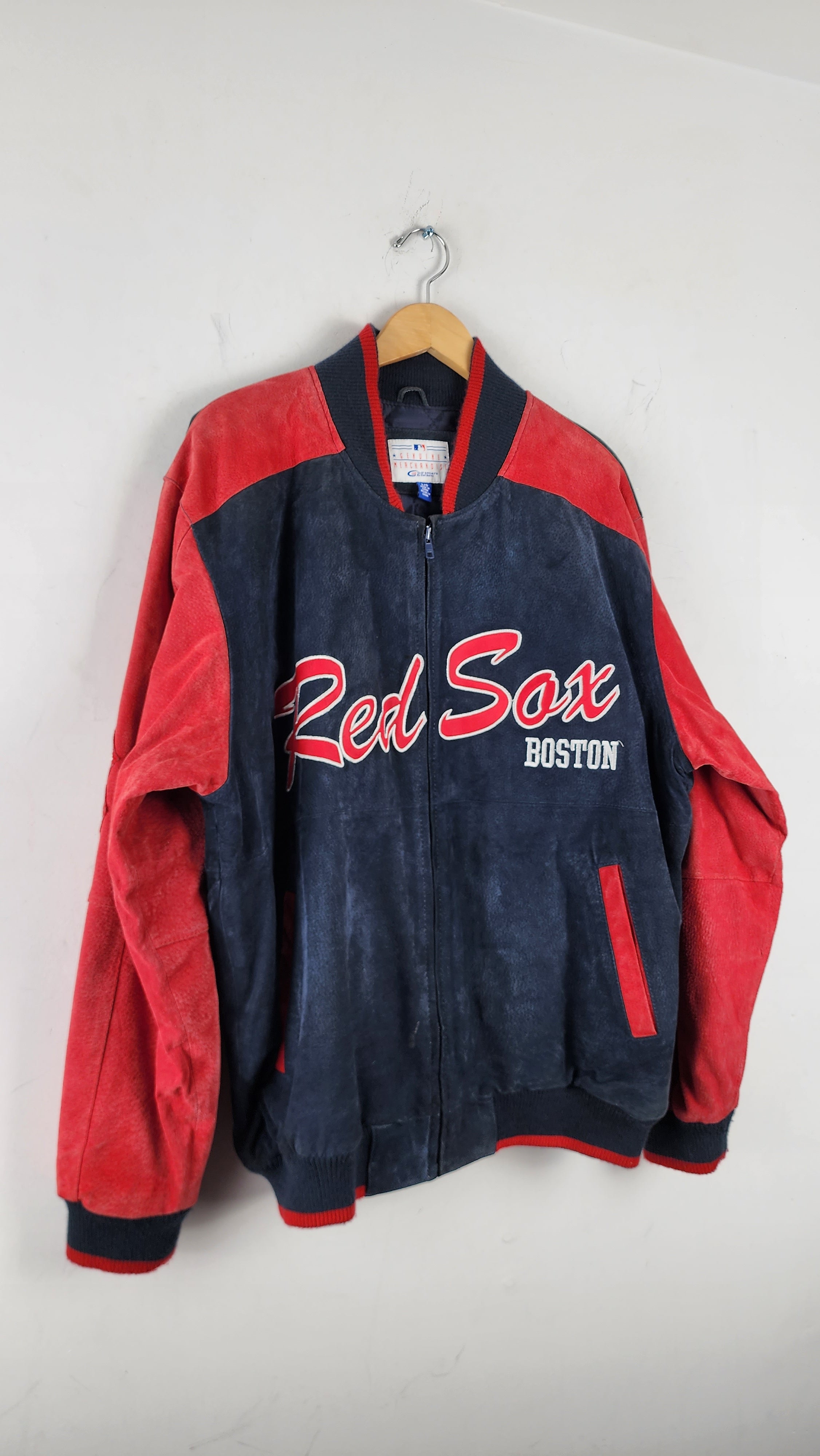 RED SOX top Leather Jacket