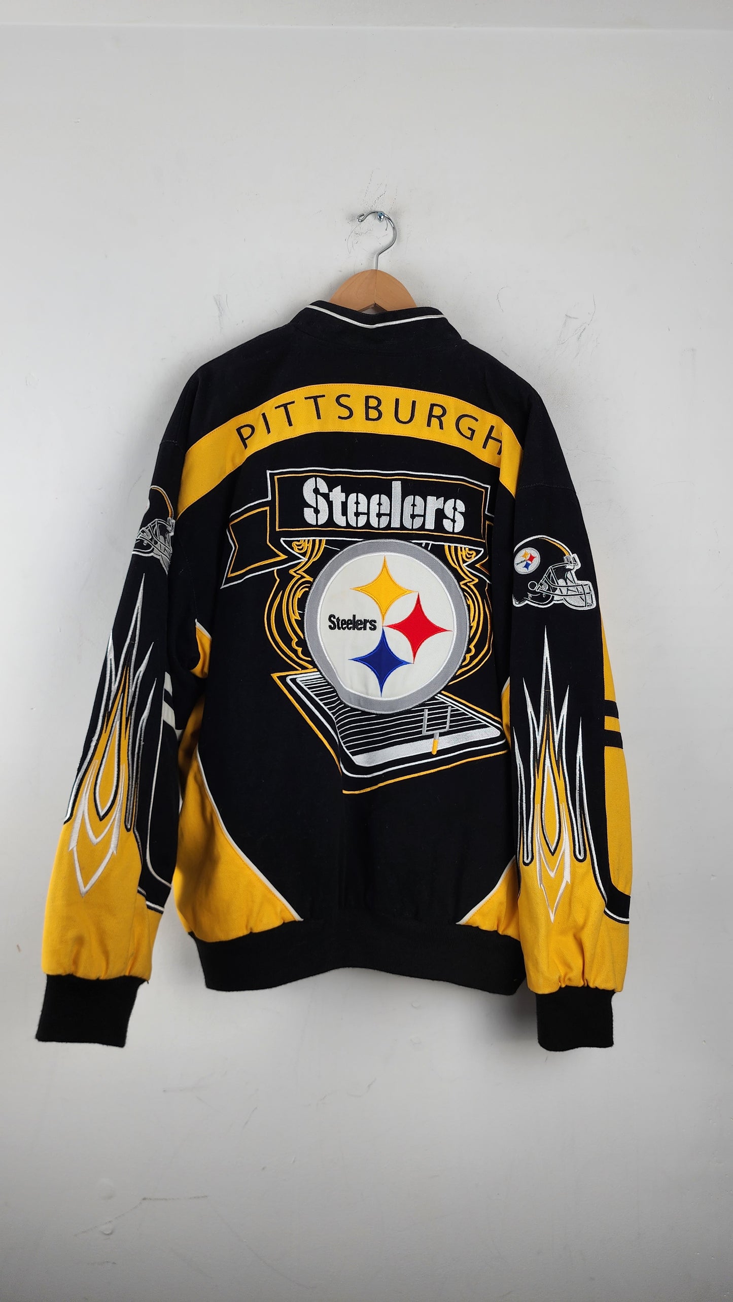 Vintage Pittsburgh Steelers NFL Leather Jacket