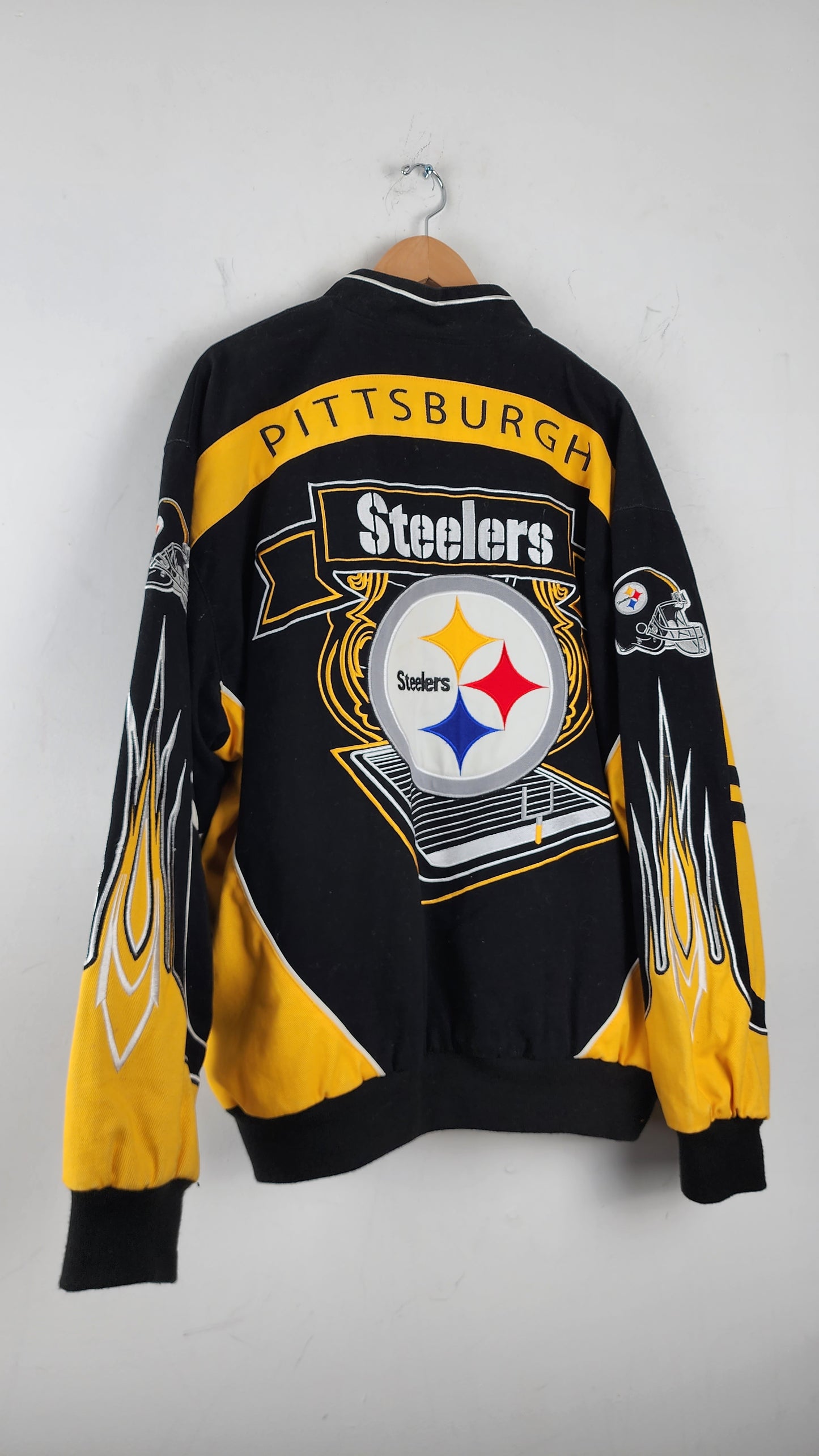 Vintage Pittsburgh Steelers NFL Leather Jacket