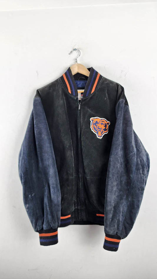 Vintage Chicago Bears NFL Leather Jacket