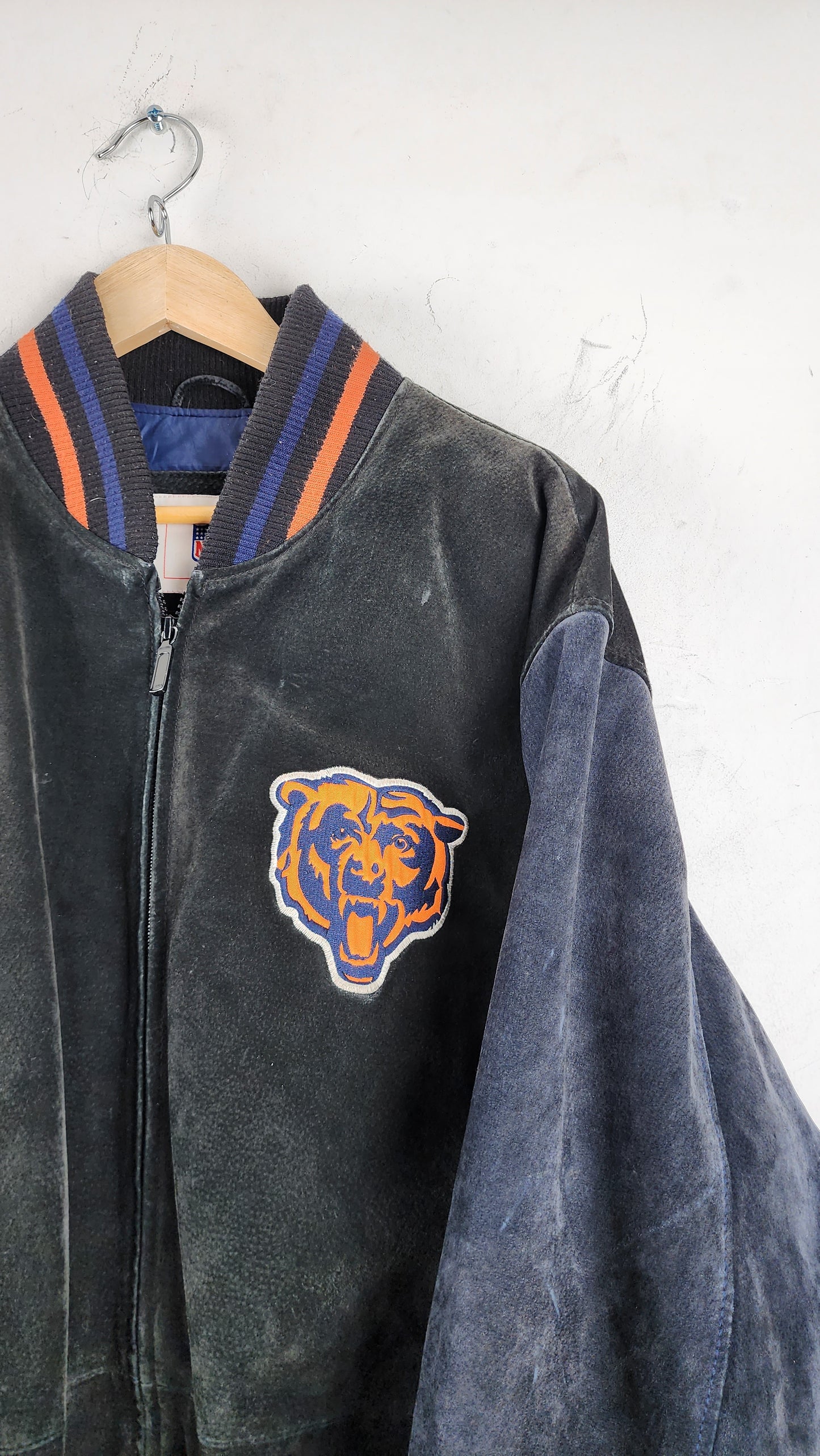 Vintage Chicago Bears NFL Leather Jacket