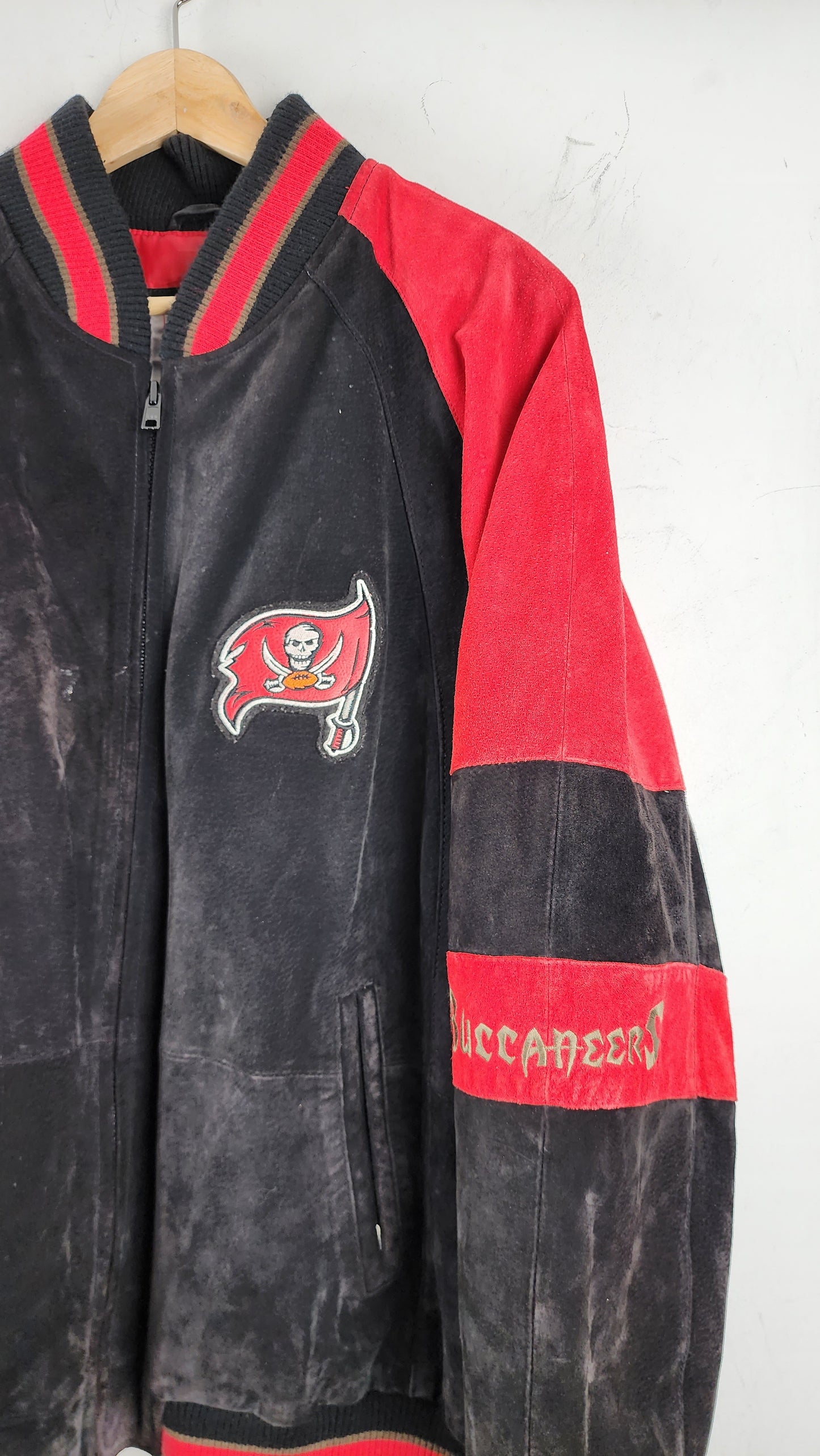 Vintage NFL Tampa Bay Buccaneers Leather Jacket