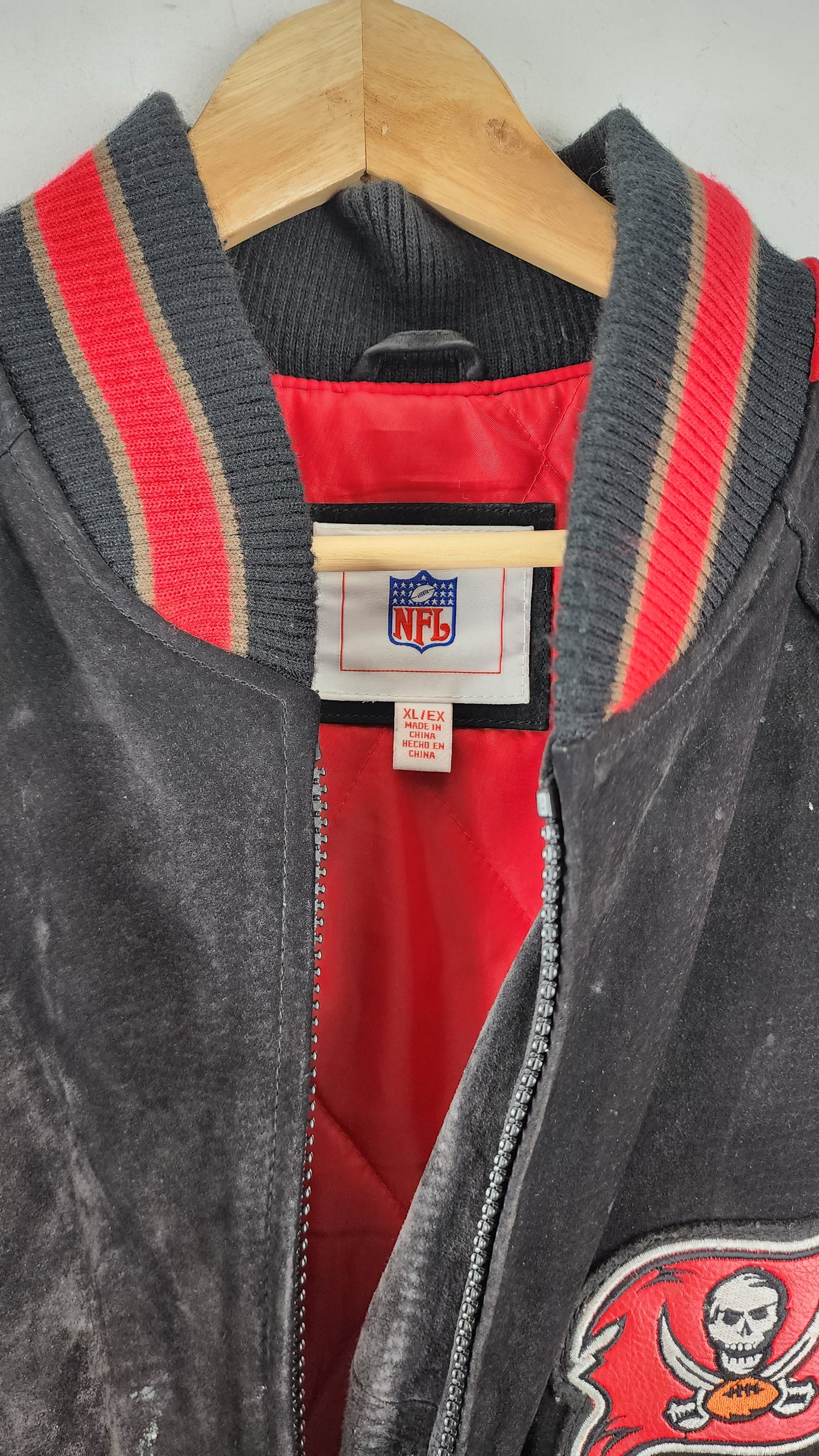 Vintage NFL Tampa Bay Buccaneers Leather Jacket