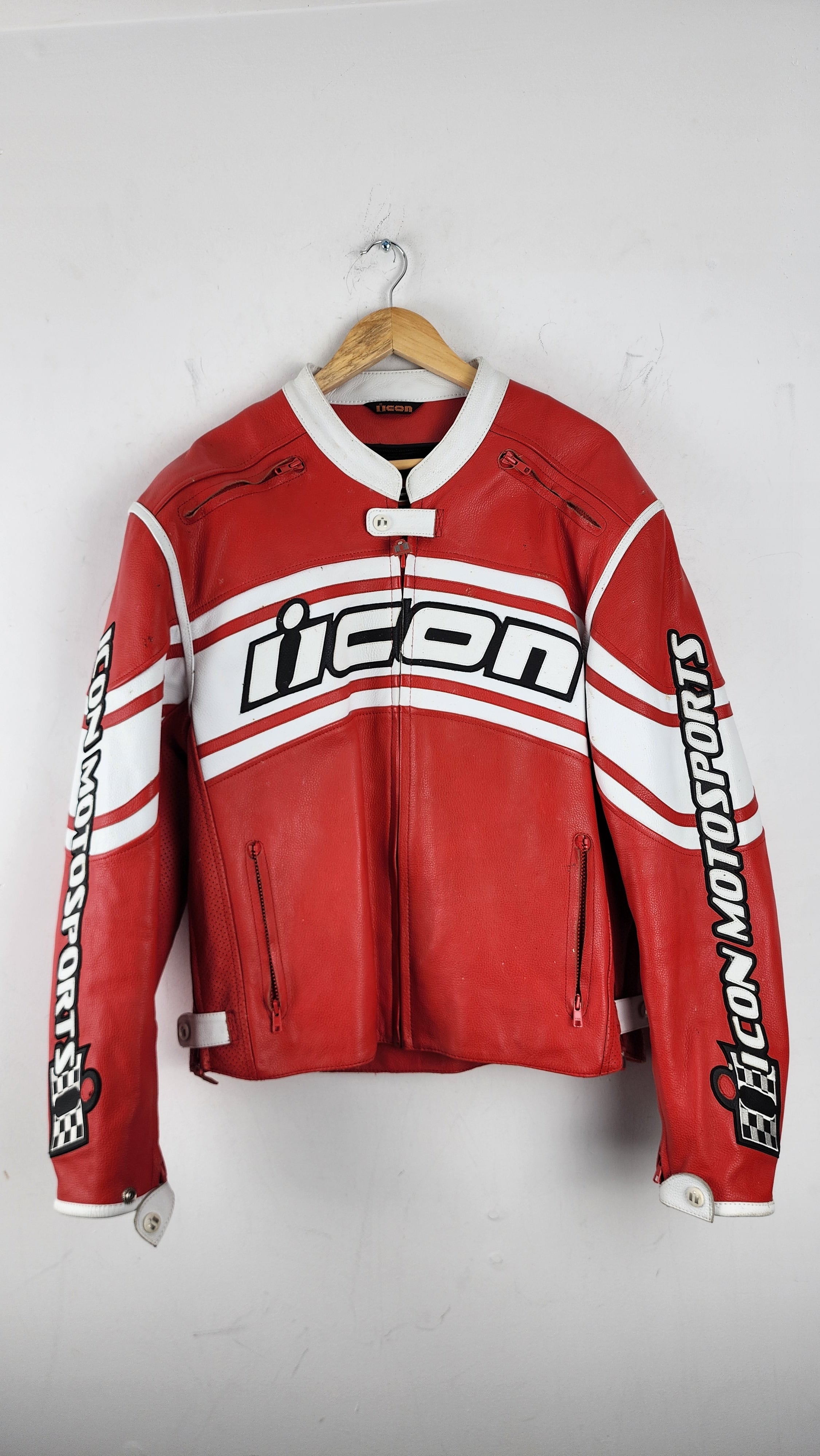 Icon daytona leather on sale jacket