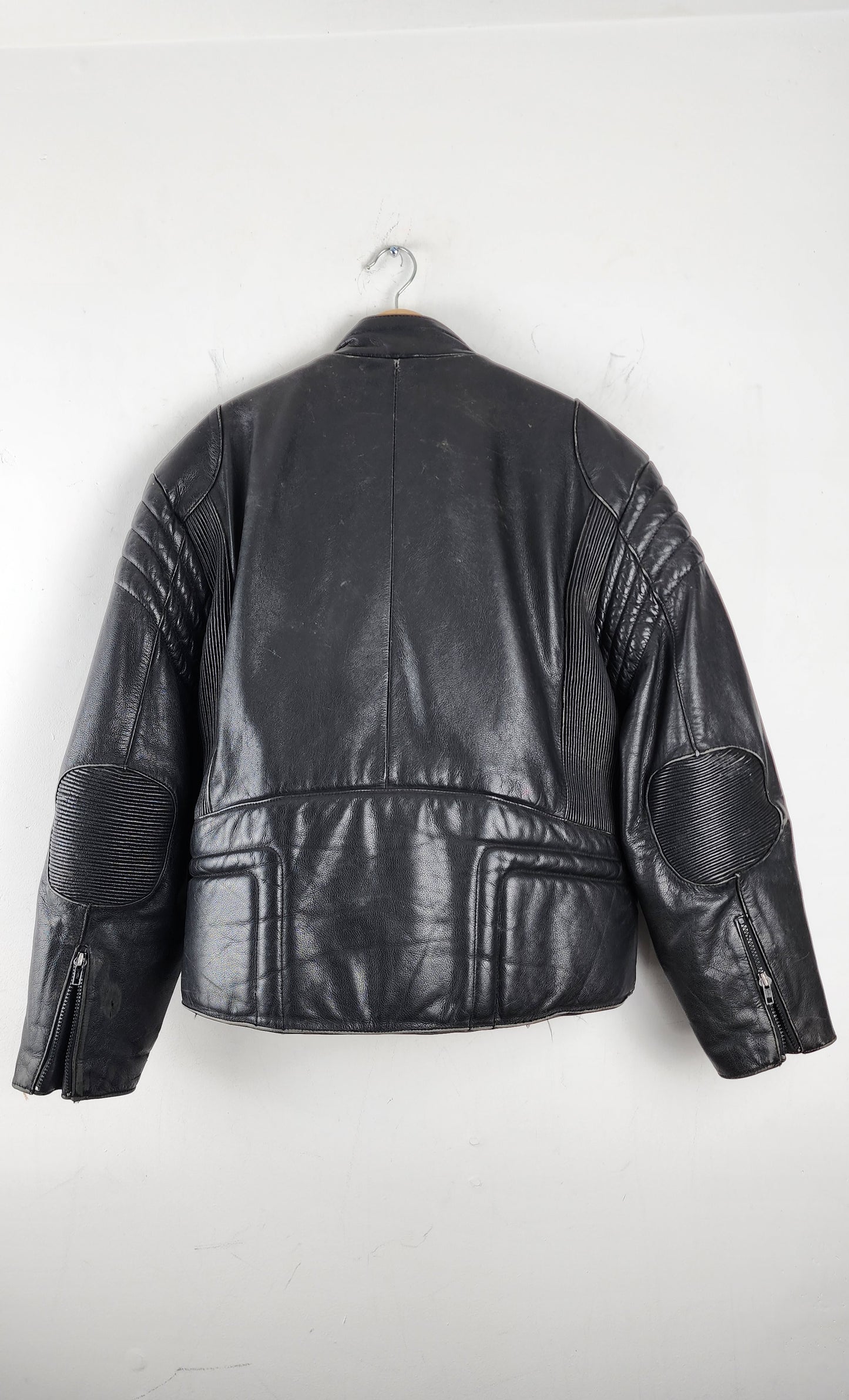 Late 80S Open Road Leather Biker Jacket