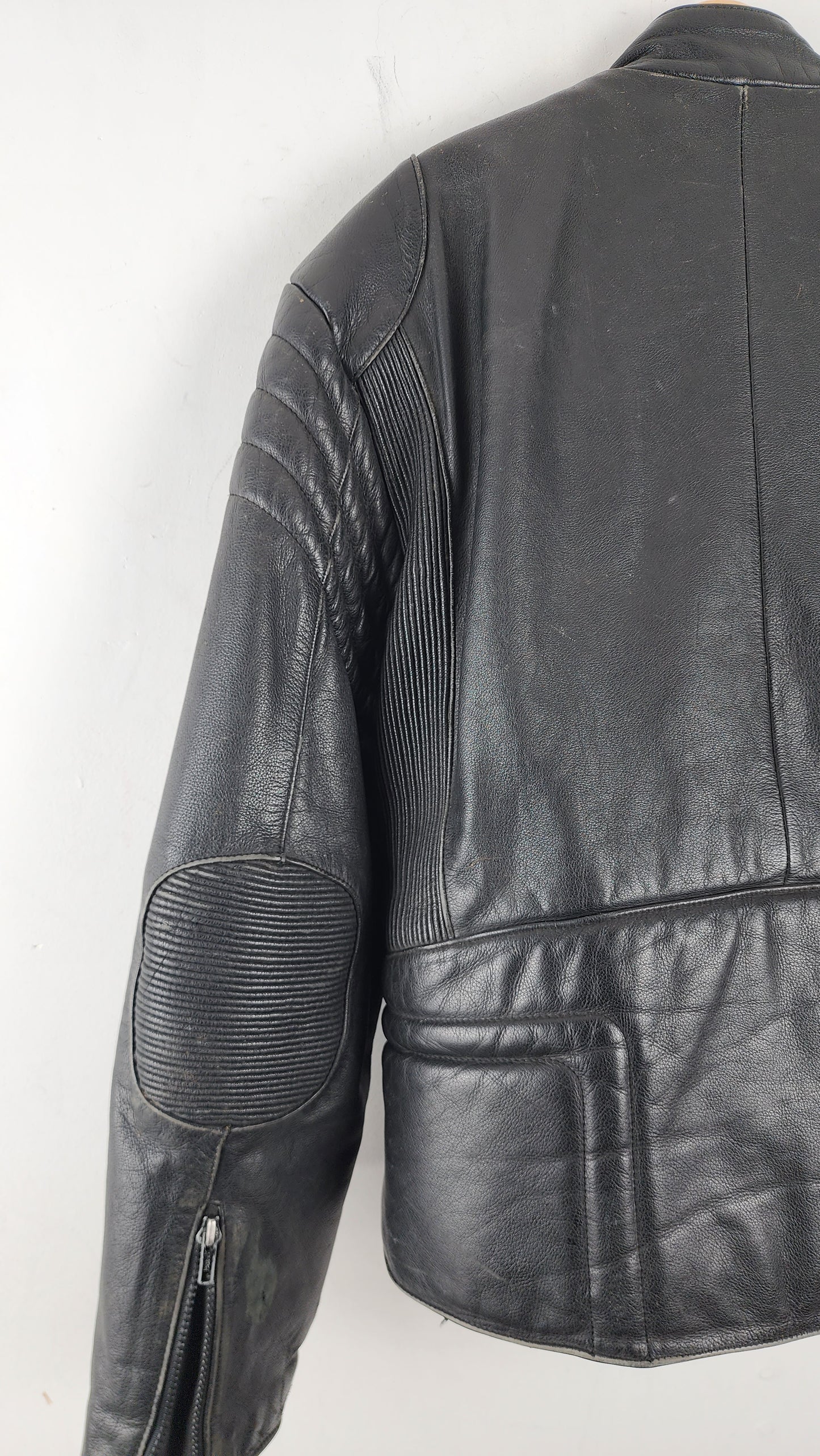 Late 80S Open Road Leather Biker Jacket