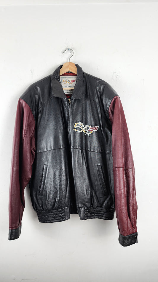 Vintage Corvette Leather Jacket