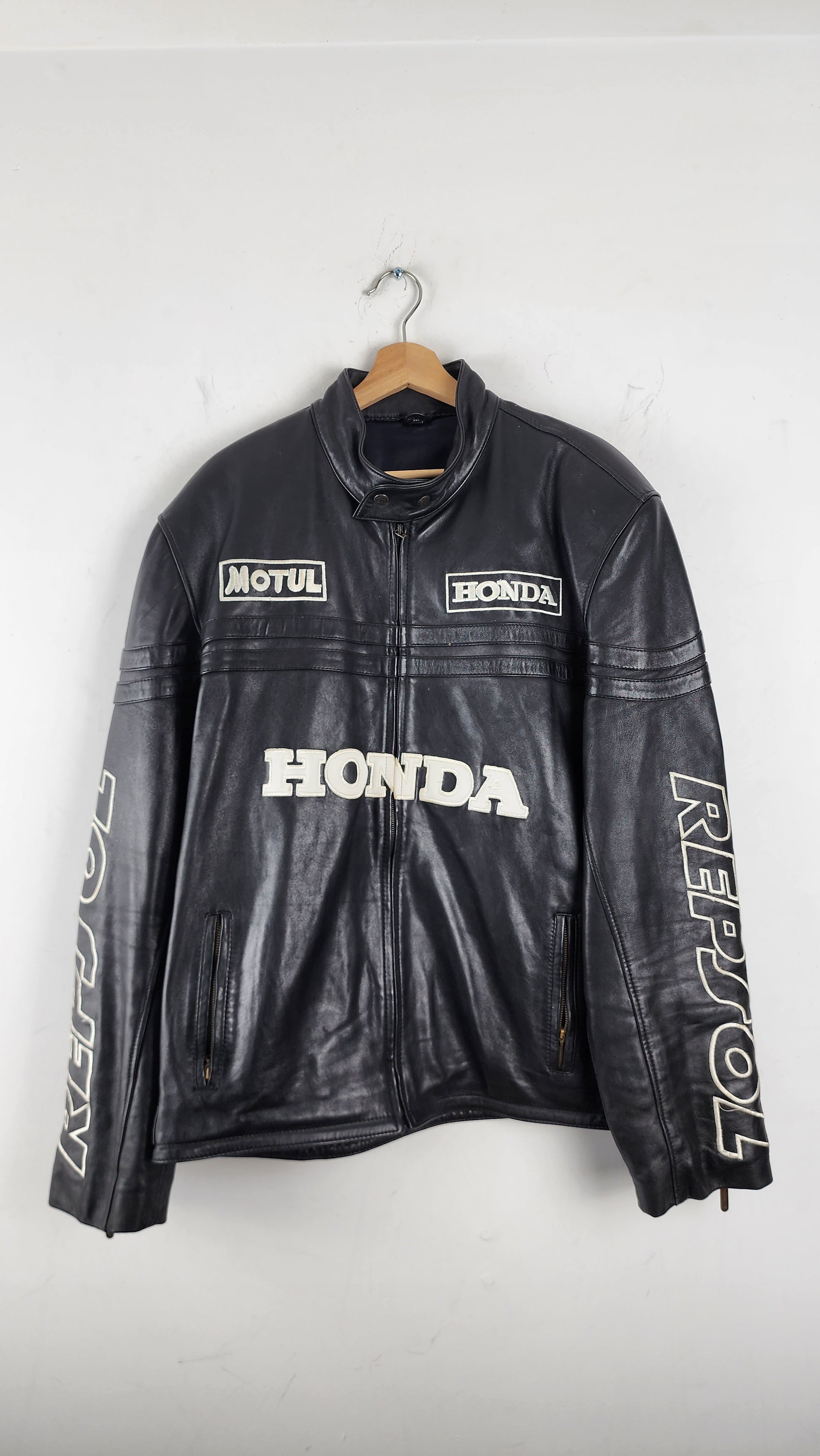 Vintage Repsol Honda Leather Moto Jacket – The Igala NYC