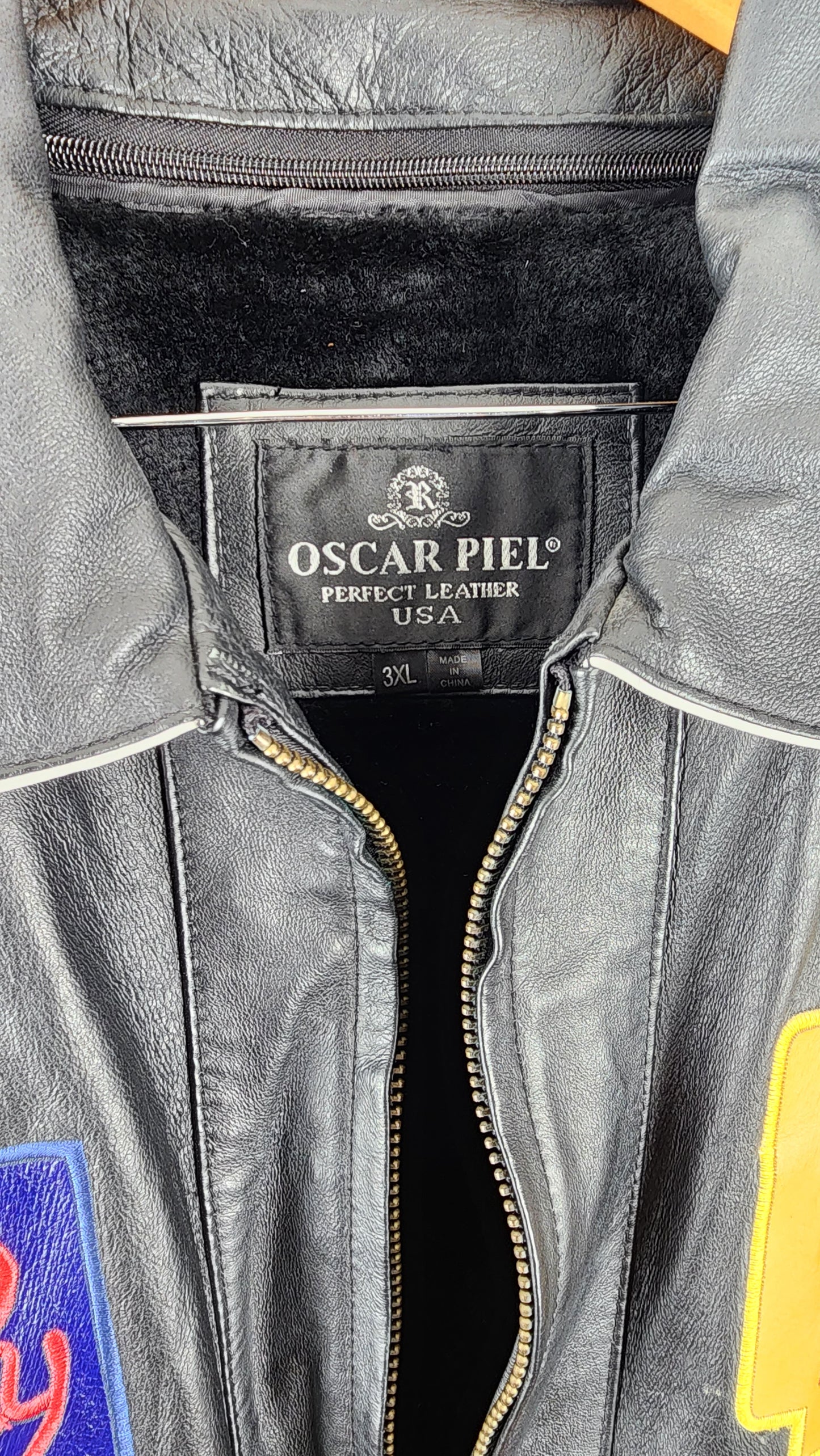 Late 90s Vintage Leather Las Vegas Casino Jackpot Leather Jacket