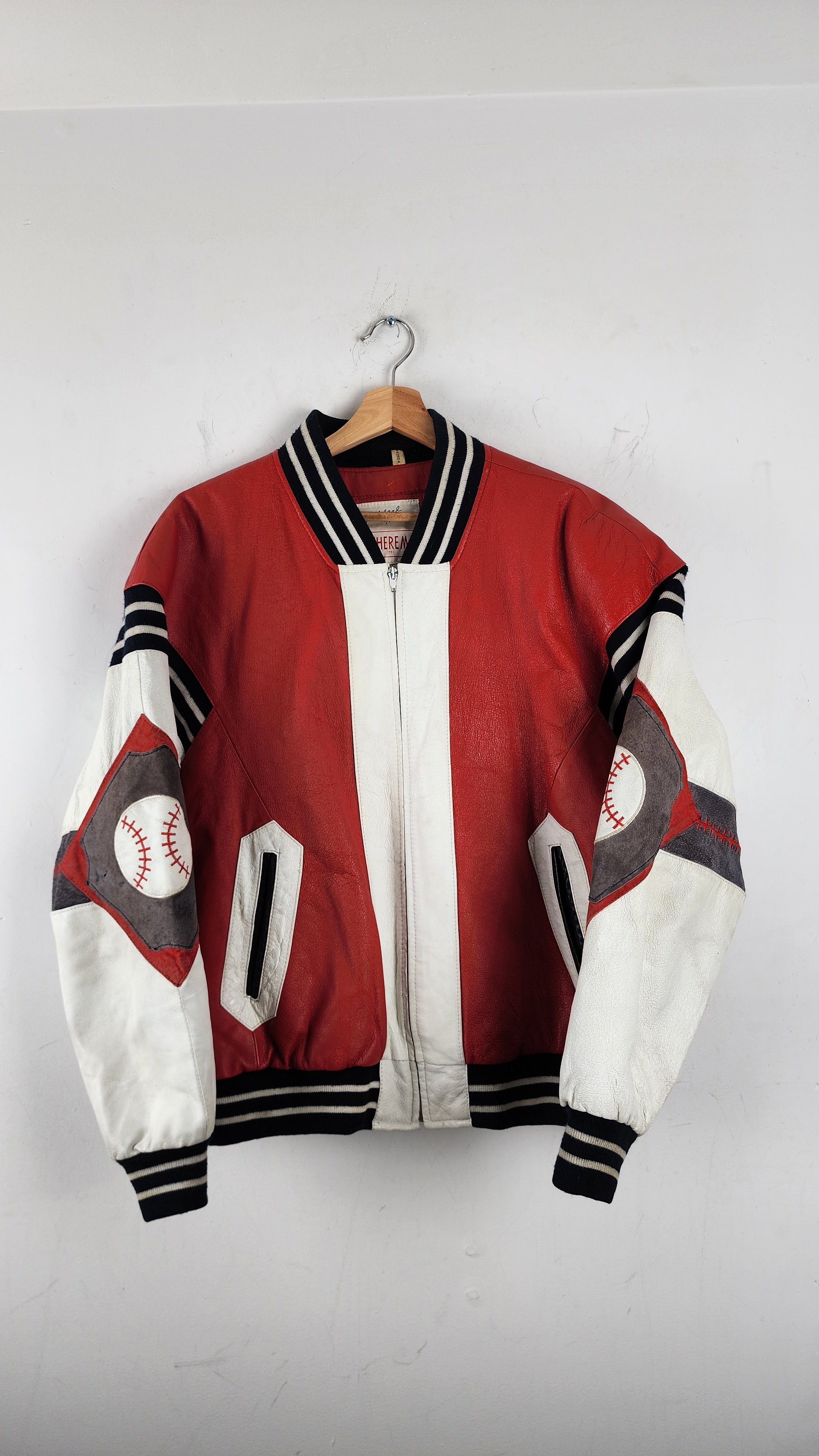 Vintage 90s WHEREMI Michael Hoban Leather Jacket – The Igala NYC