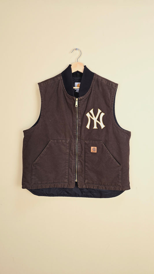 Vintage Carhartt X NY Yankees Vest - xL (V3)