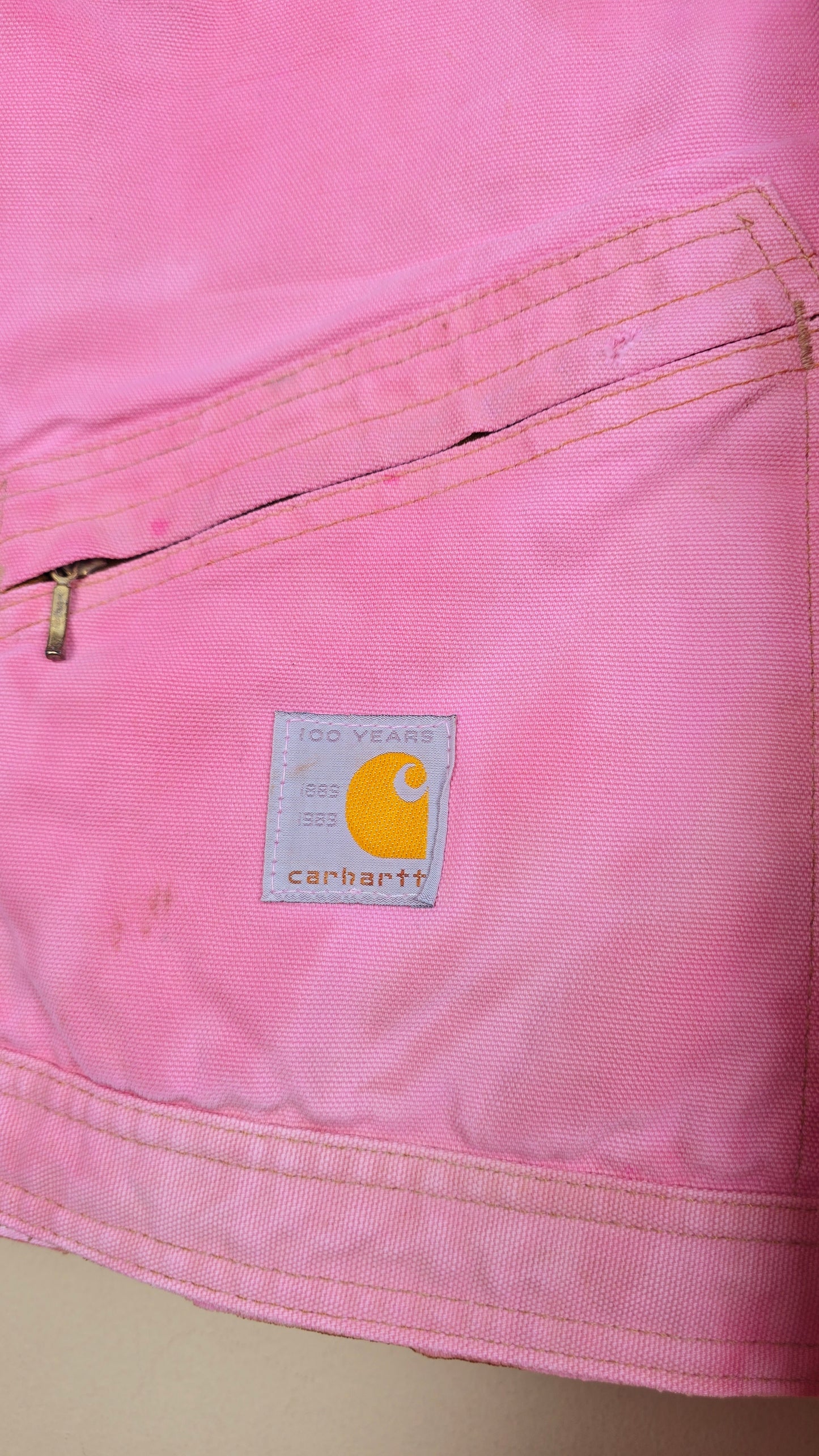 Vintage Carhartt X NY Yankees Jacket | Pink - Size L (007)