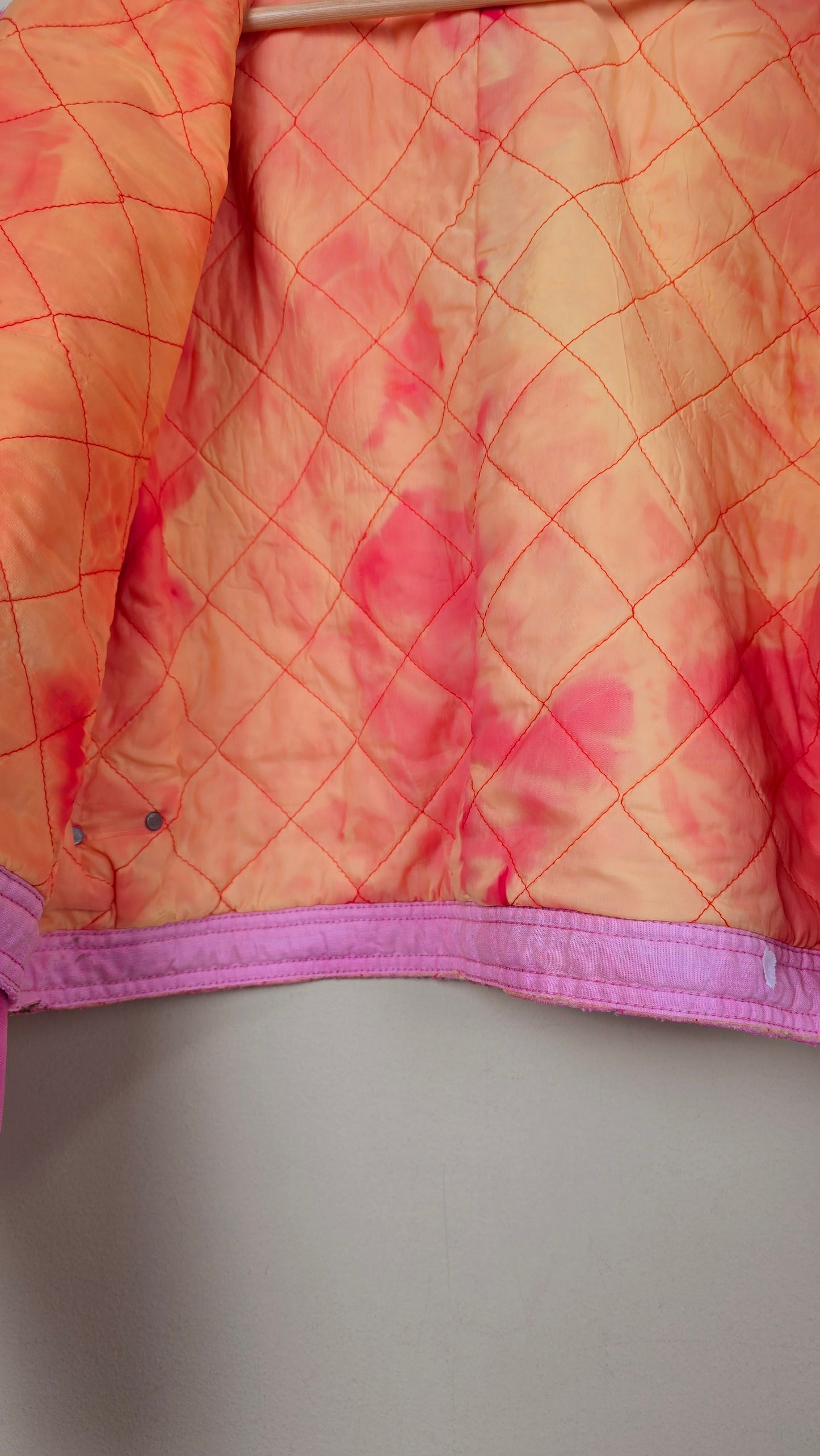 Vintage Carhartt X NY Yankees Cropped Jacket | Pink - Size L (009)