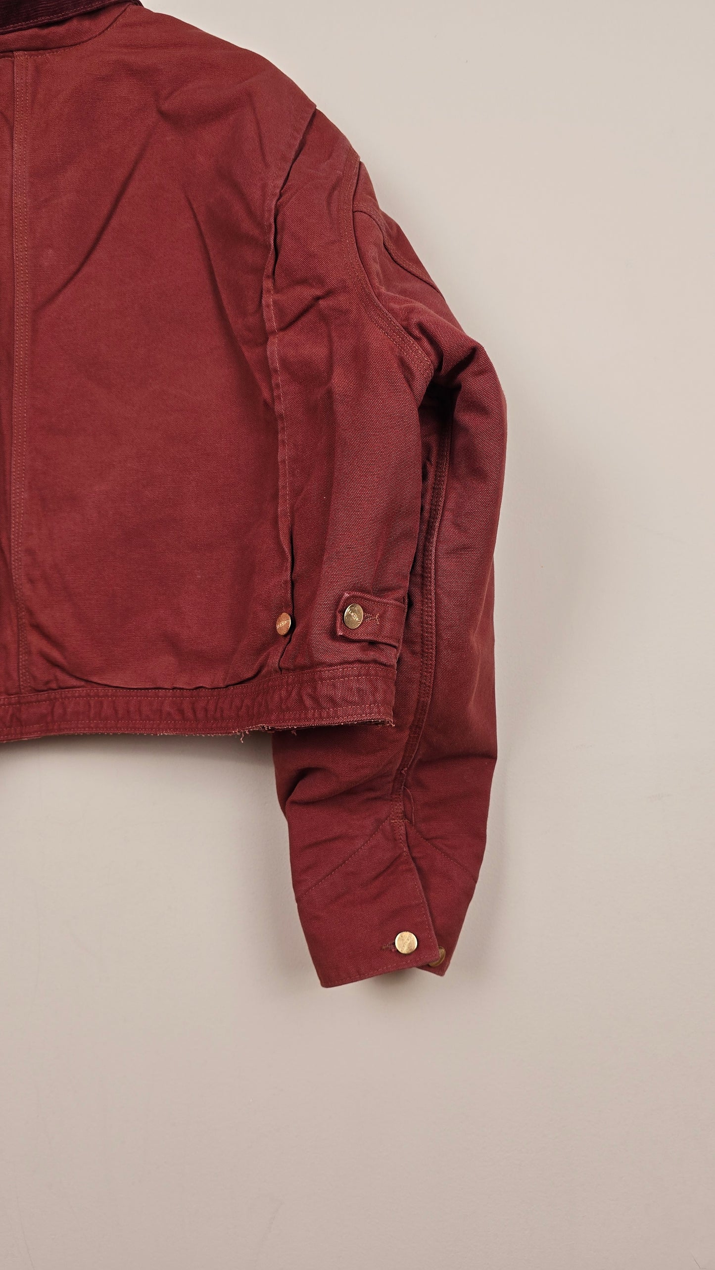 Vintage Carhartt X NY Yankees Cropped Jacket | Chocolate - Size 2xL (018)