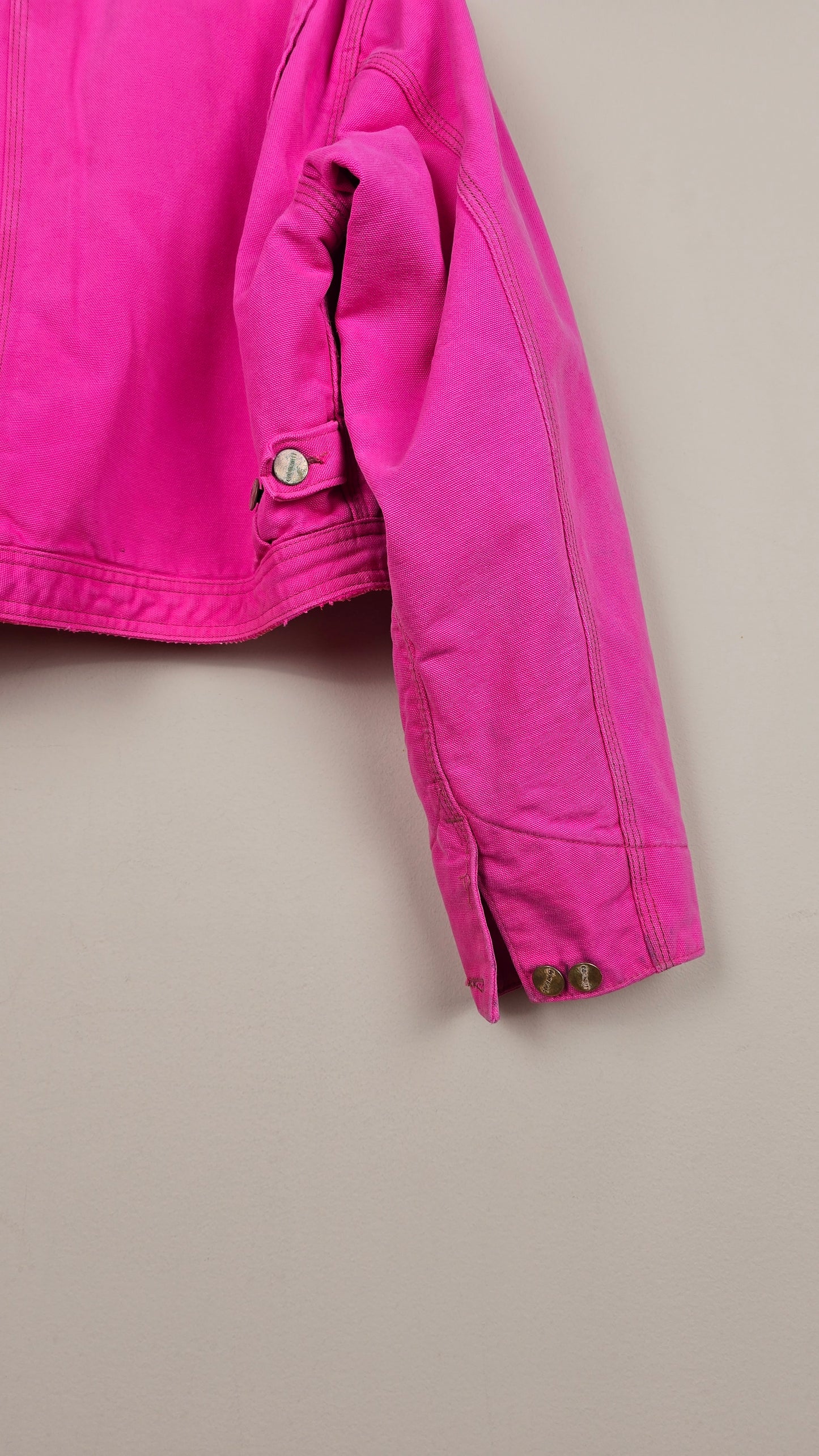 Vintage Carhartt X NY Yankees Cropped Jacket | Pink - Size M (020)