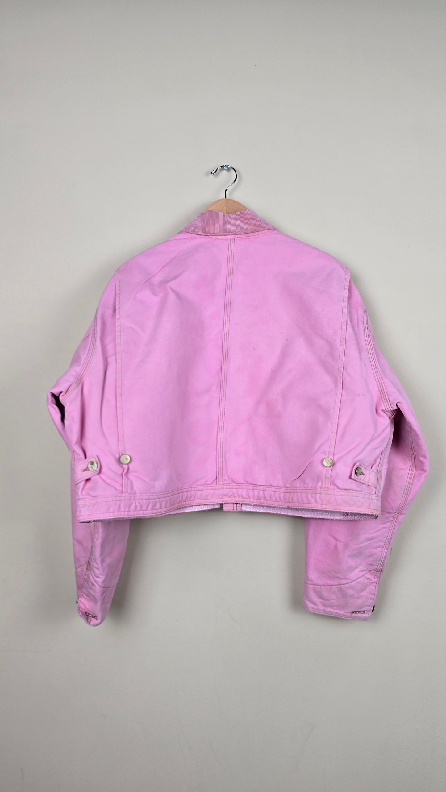 Vintage Carhartt X NY Yankees Cropped Jacket | Pink - Size xL (025)