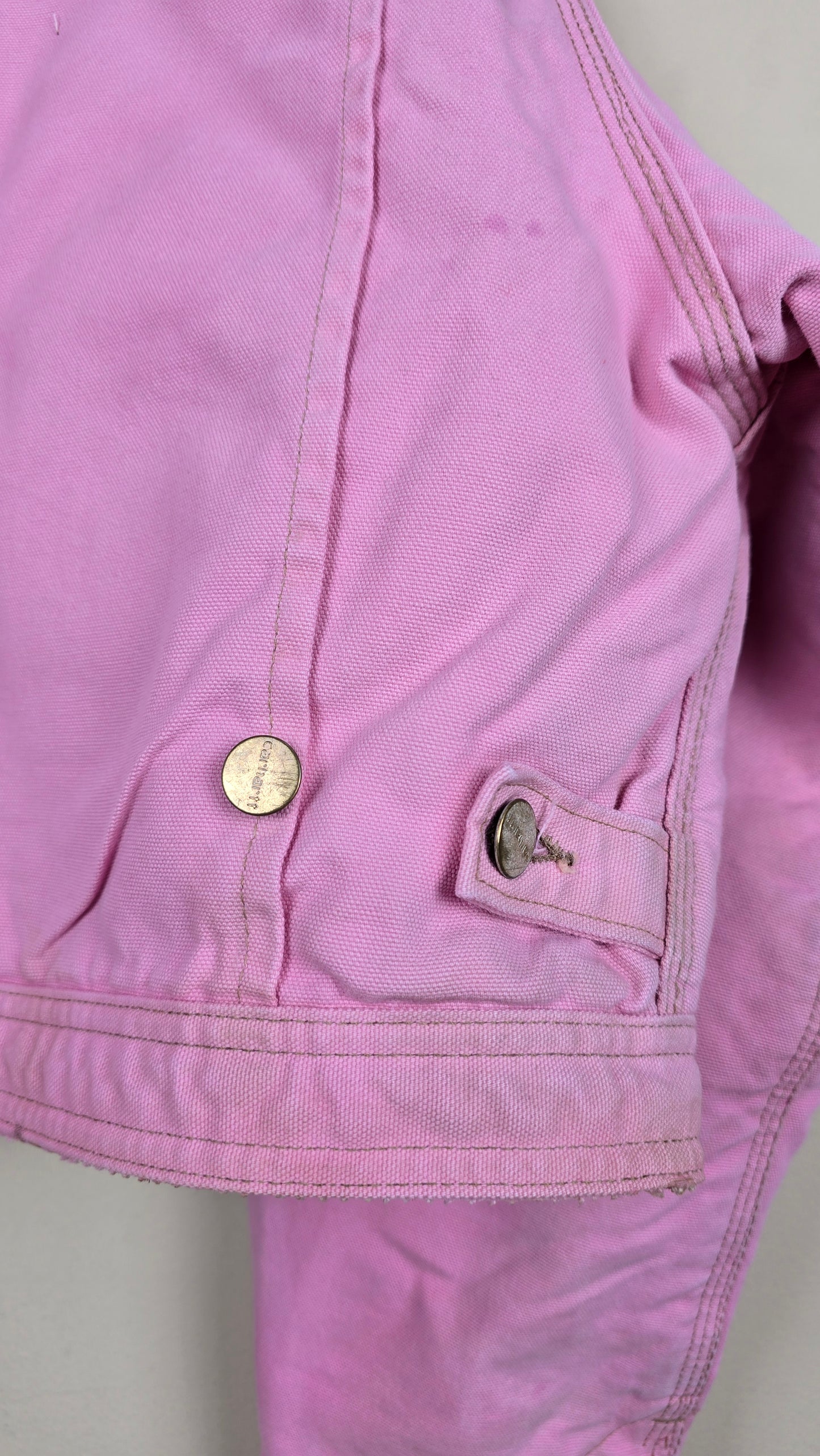Vintage Carhartt X NY Yankees Cropped Jacket | Pink - Size xL (025)