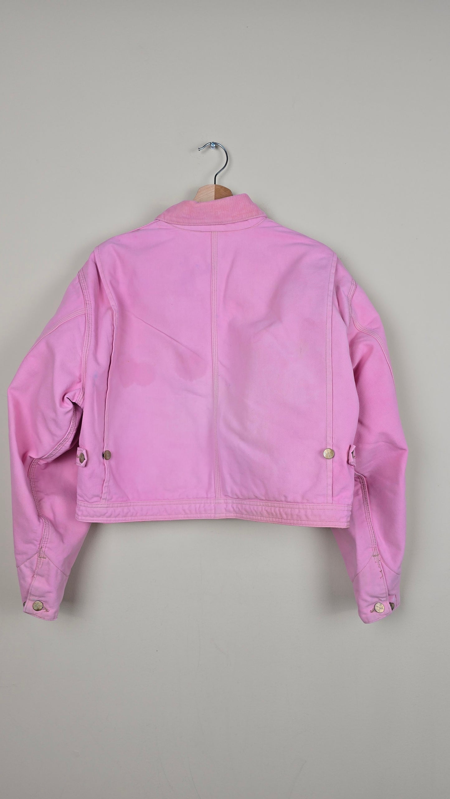 Vintage Carhartt X NY Yankees Cropped Jacket | Pink - Size M (026)