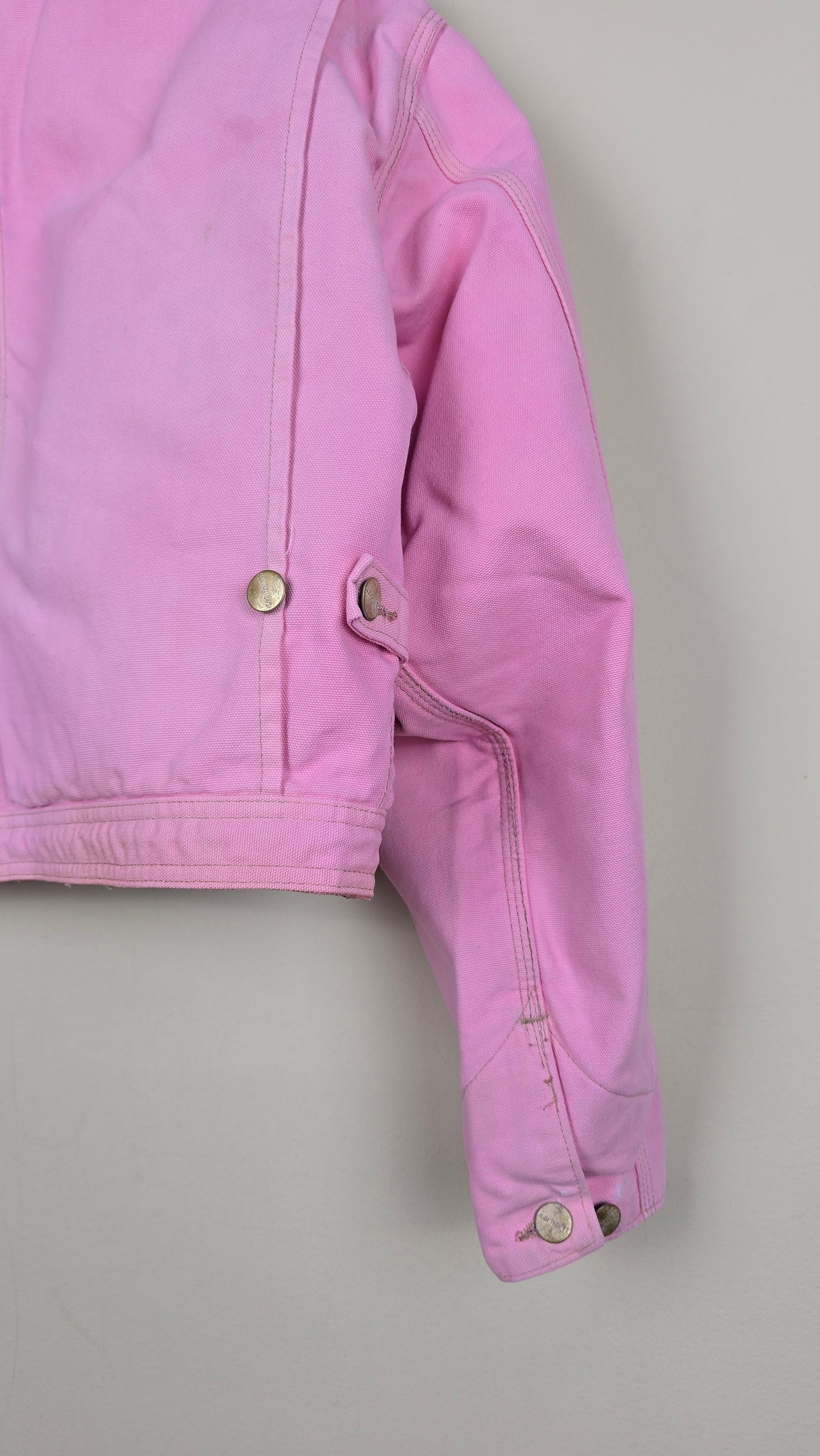 Vintage Carhartt X NY Yankees Cropped Jacket | Pink - Size M (026)