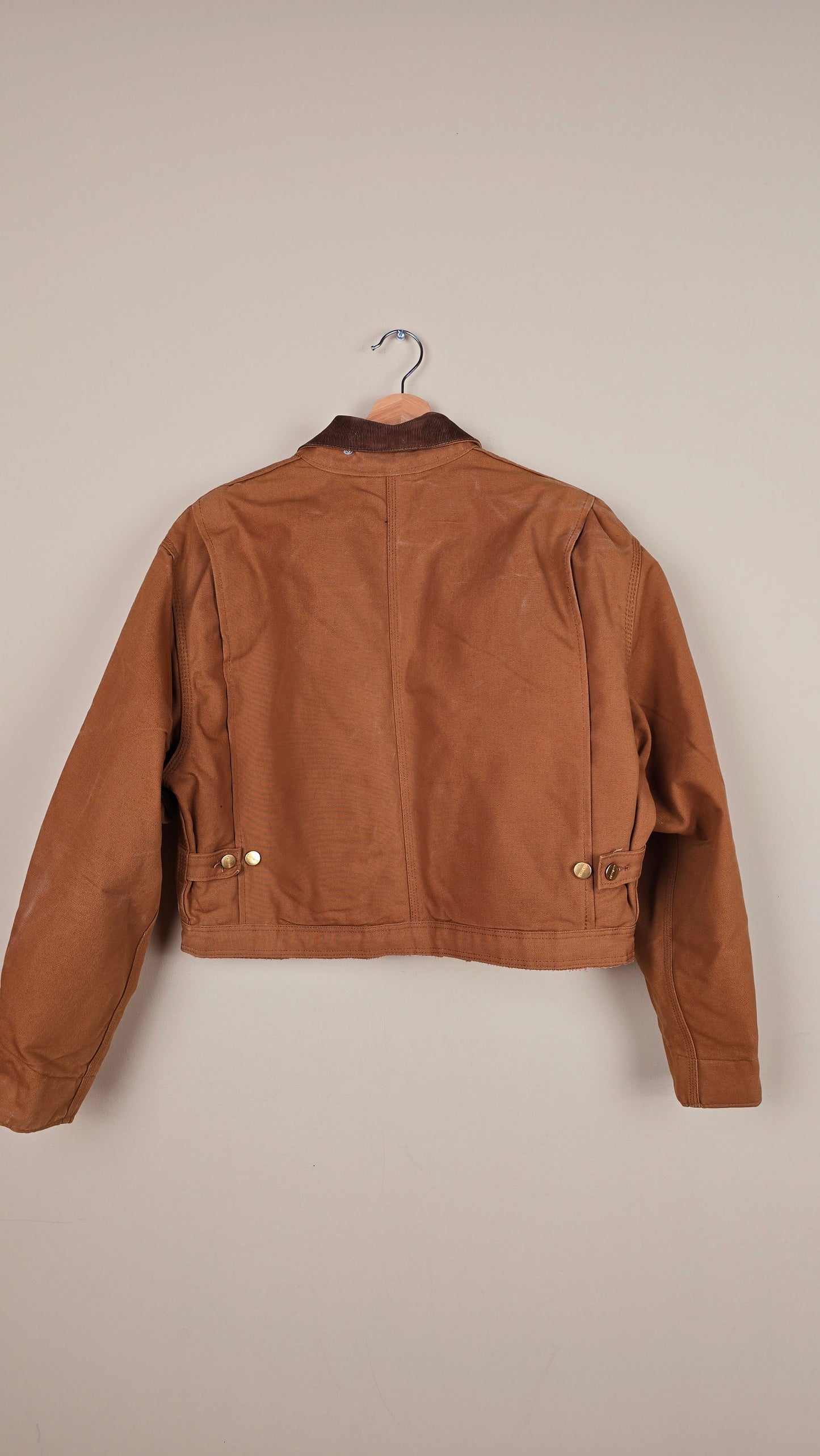 Vintage Carhartt X NY Yankees Cropped Jacket | Brown - Size M (027)