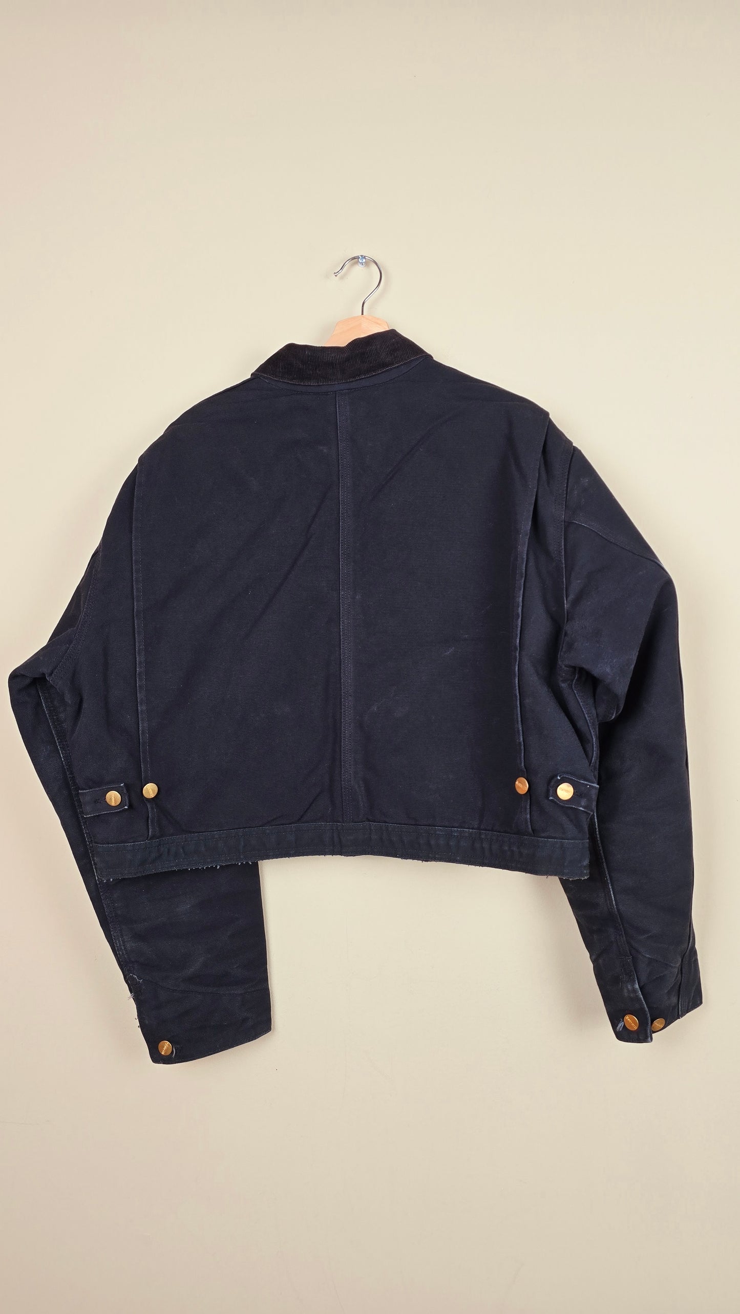 Vintage Carhartt X NY Yankees Cropped Jacket | Black - Size M (031)