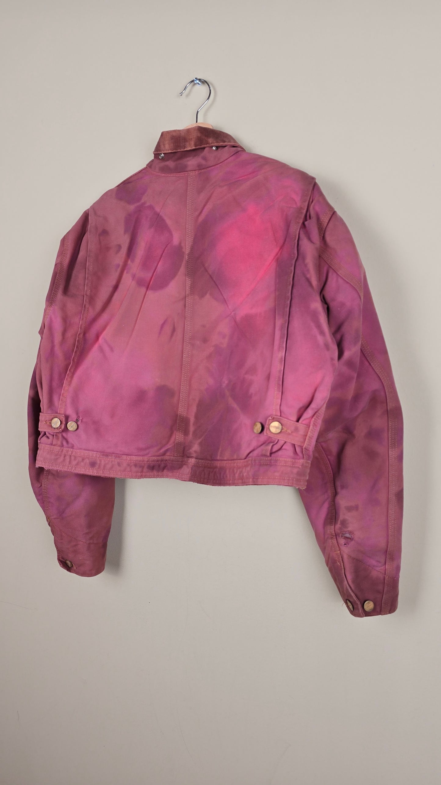 Vintage Carhartt X NY Yankees Cropped Jacket | Galactic Brown - Size M (035)