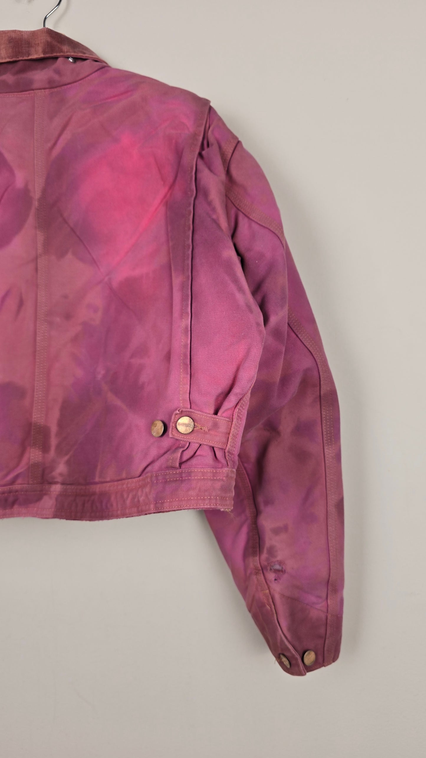 Vintage Carhartt X NY Yankees Cropped Jacket | Galactic Brown - Size M (035)