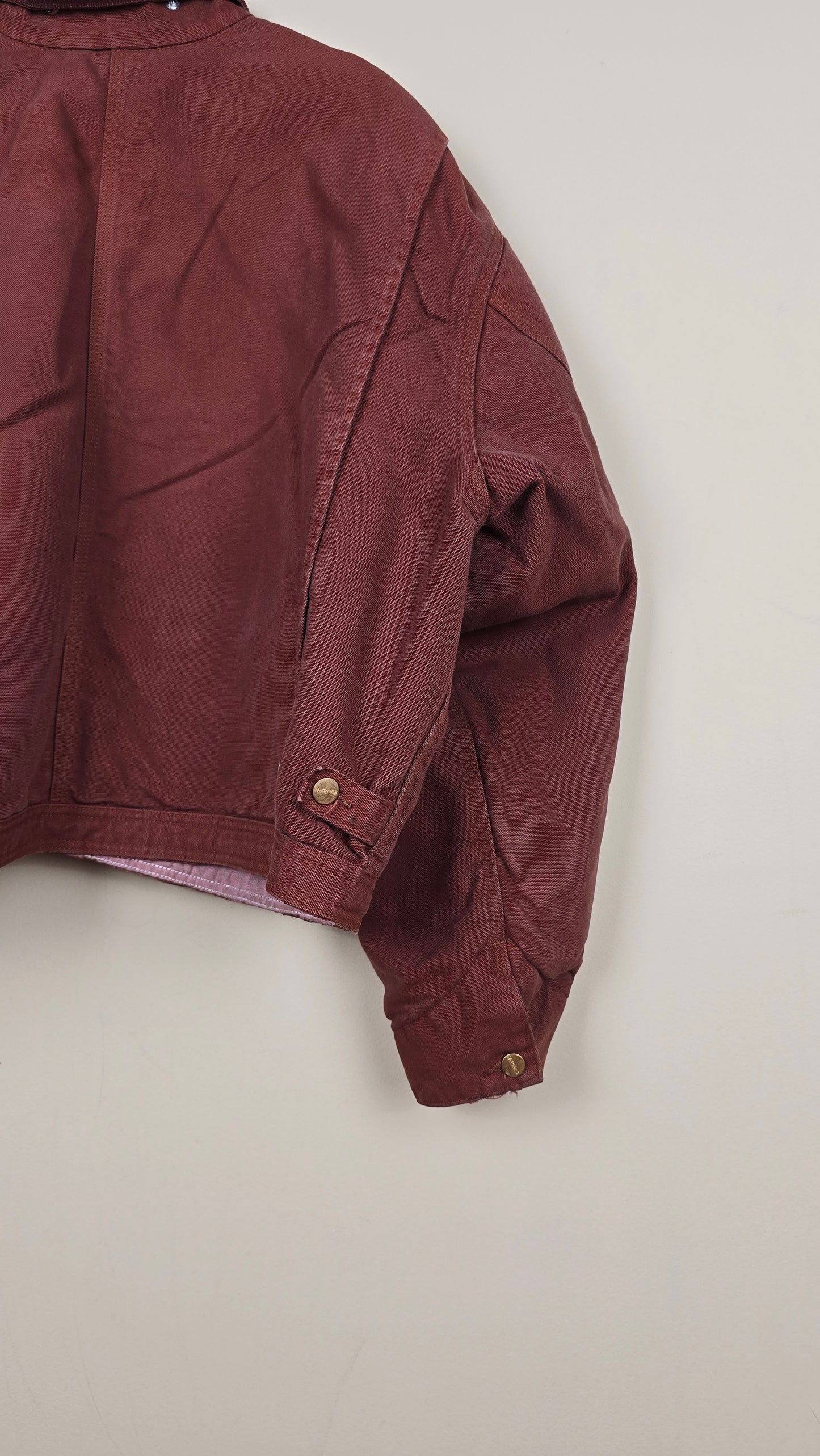 Vintage Carhartt X NY Yankees Cropped Jacket | Chocolate - Size 2xL (036)