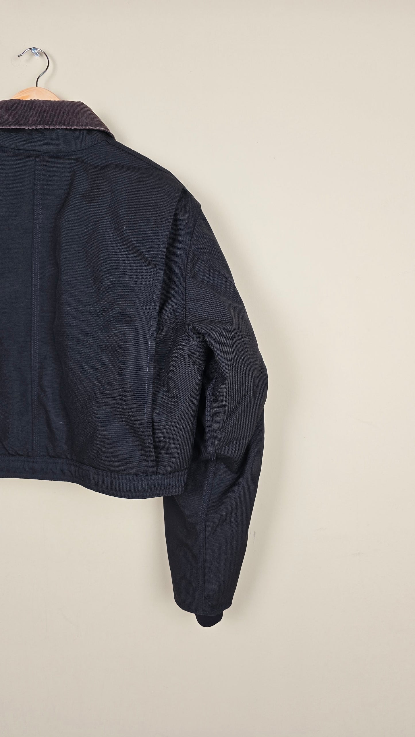Vintage Carhartt X NY Yankees Cropped Jacket | Jet Black - Size M (040)